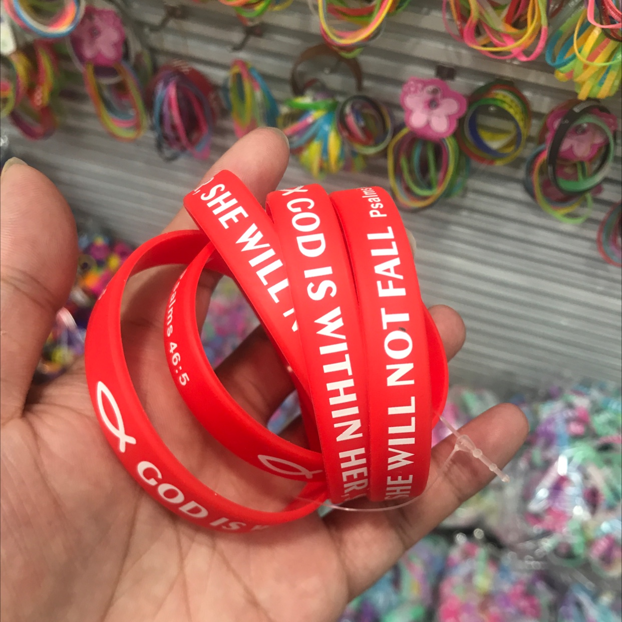 硅胶手环 运动手环假花装饰圣诞用品 家居装饰品艺术品创意礼品产家批发详情图3