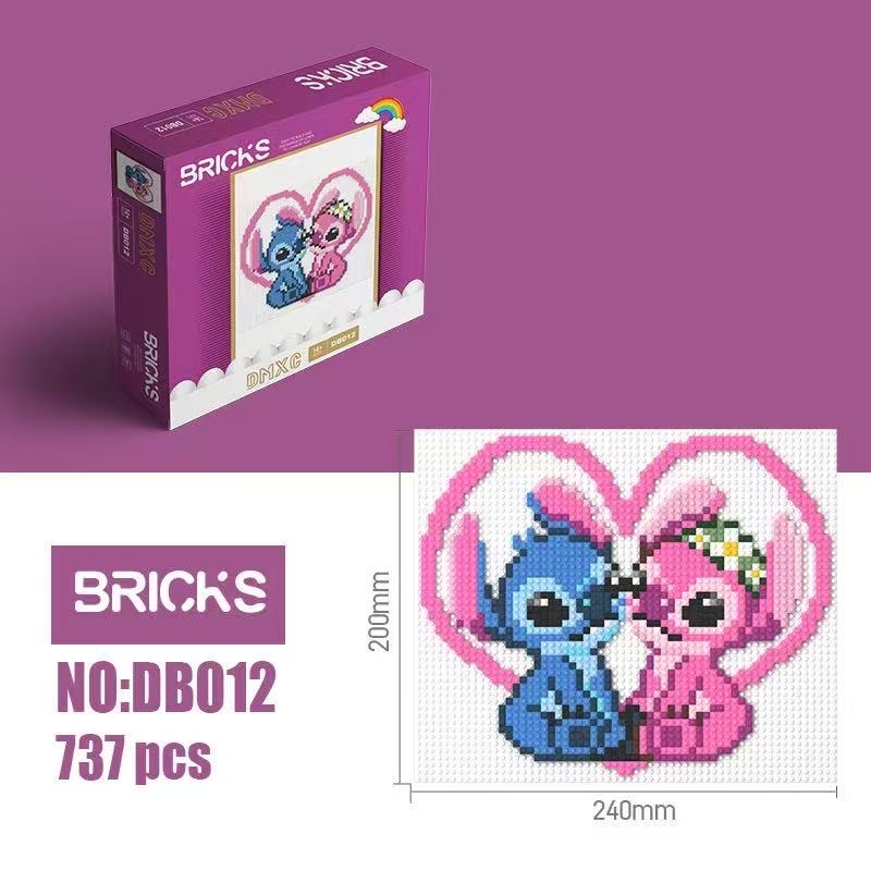 动漫拉布布兼容钻石小颗粒拼图玩具益智手工解压平板画摆件礼物详情图10