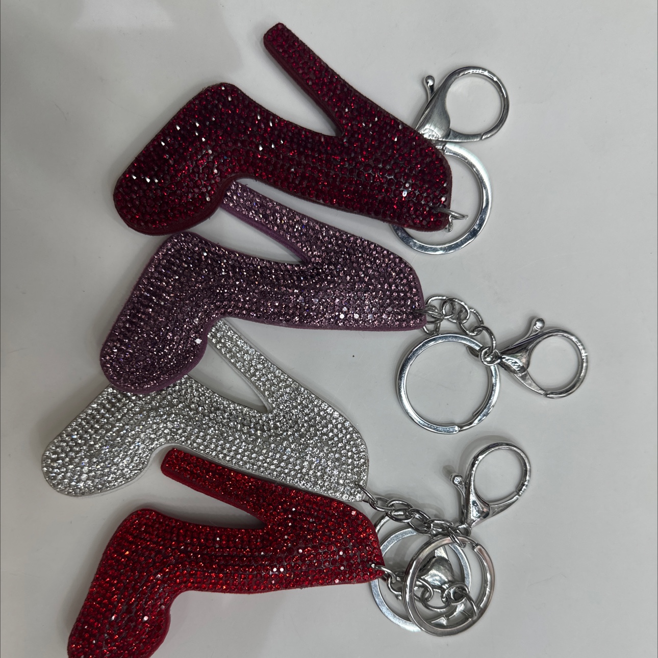 烫钻钥匙扣项链，高级人工水钻，挂件，饰品爆款，外贸主打产品详情图2