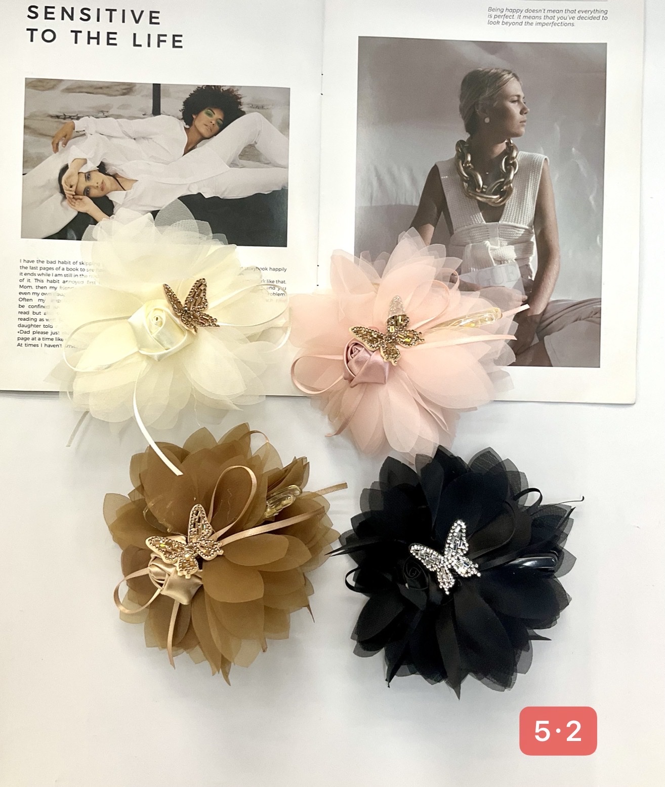 BB夹点钻/国潮/刘海小抓夹带/刺绣/毛巾圈细节图