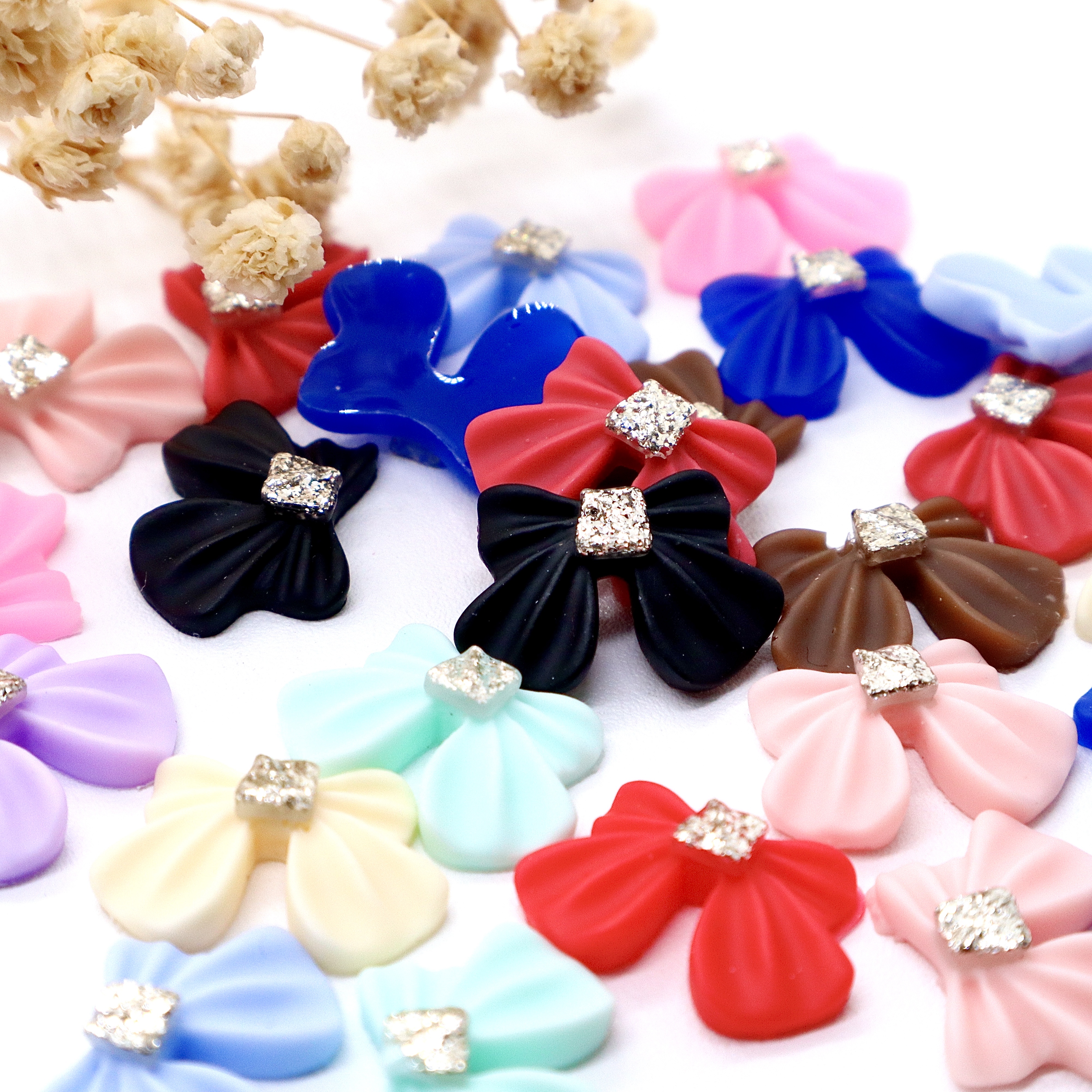 蝴蝶结高级个性DIY饰品材料 手工DIY美甲配件制作创意搭配饰品