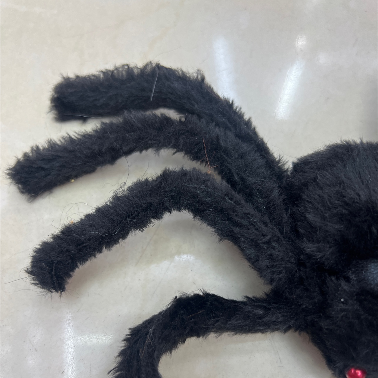 蜘蛛装饰 毛绒蜘蛛 铁丝蜘蛛 万圣节装饰产品图