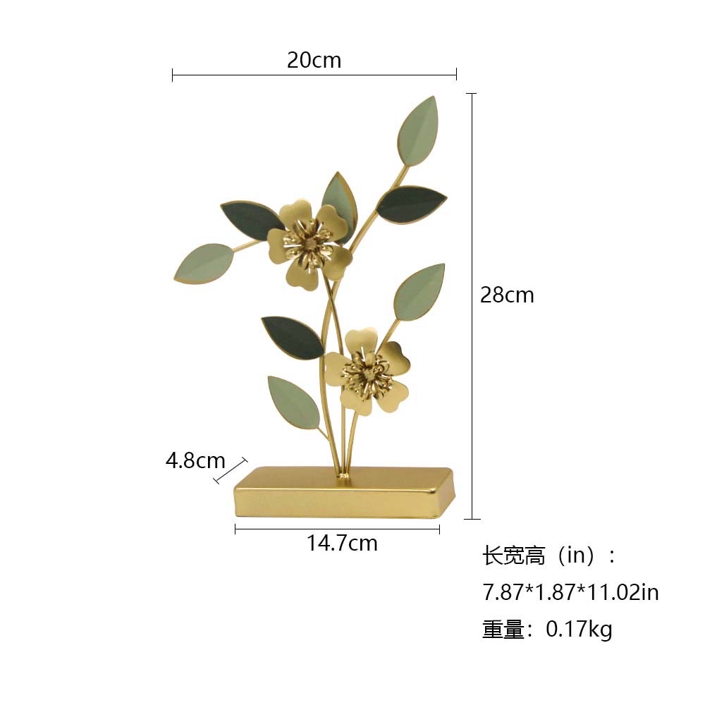 创意金属铁摆件 复古风格家居装饰工艺品 办公桌面摆设 简约艺术品详情图3
