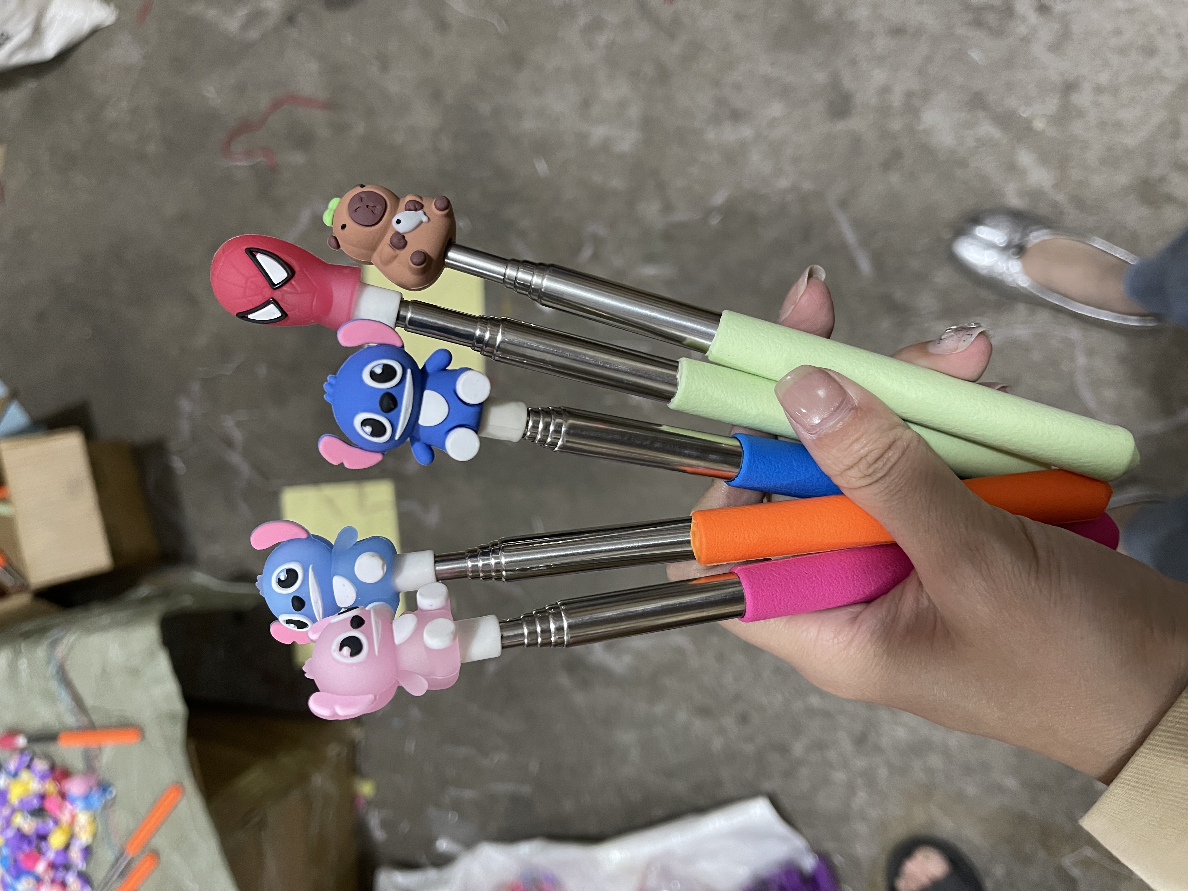 升级版68cm可伸缩指读棒 儿童阅读手指棒  教师教学教鞭教棍批发详情图5