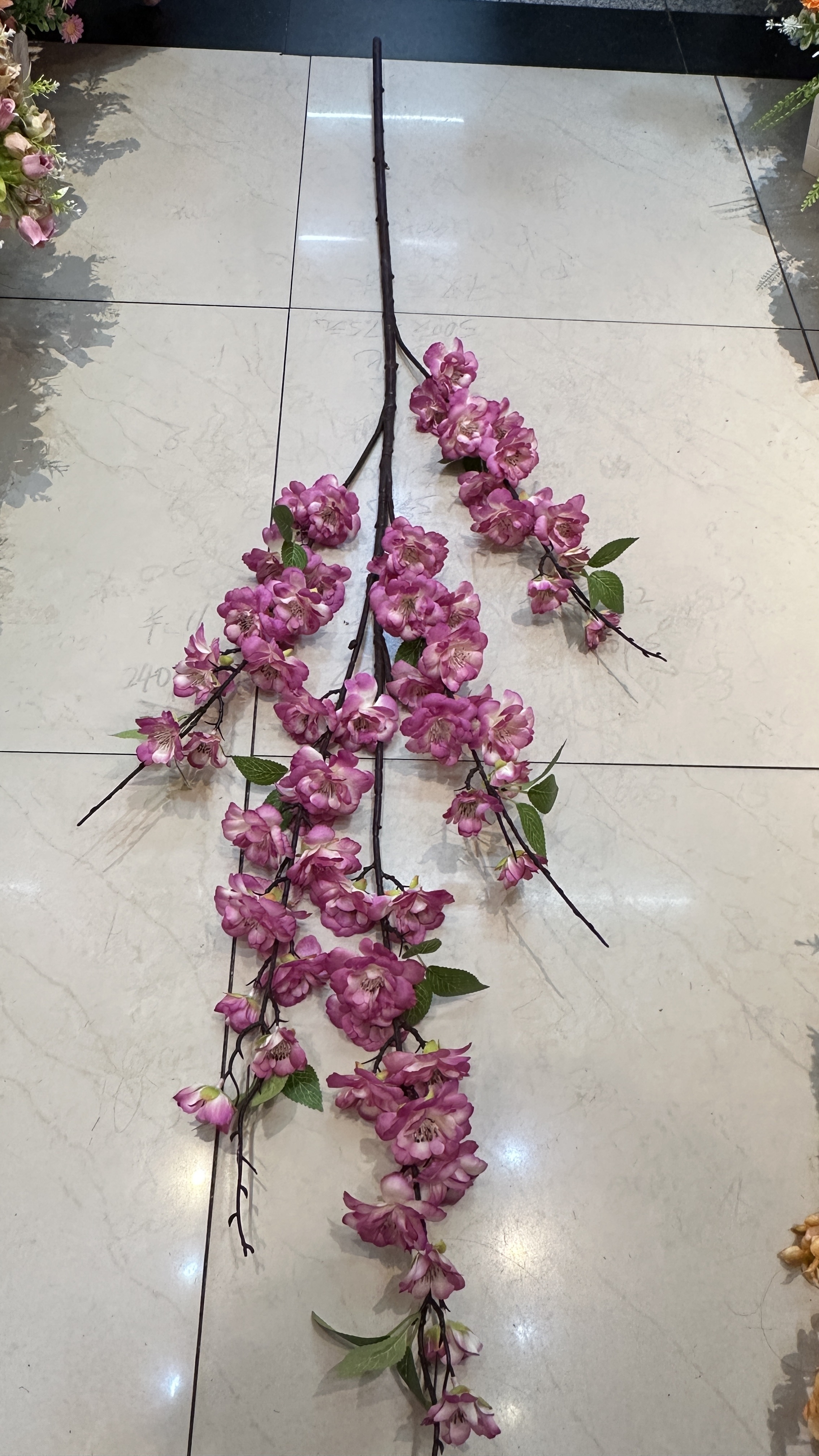 桃花树仿真植物梨花树单枝梨花仿真花高枝梨花春季爆款仿真梨树配件成品批发详情图7