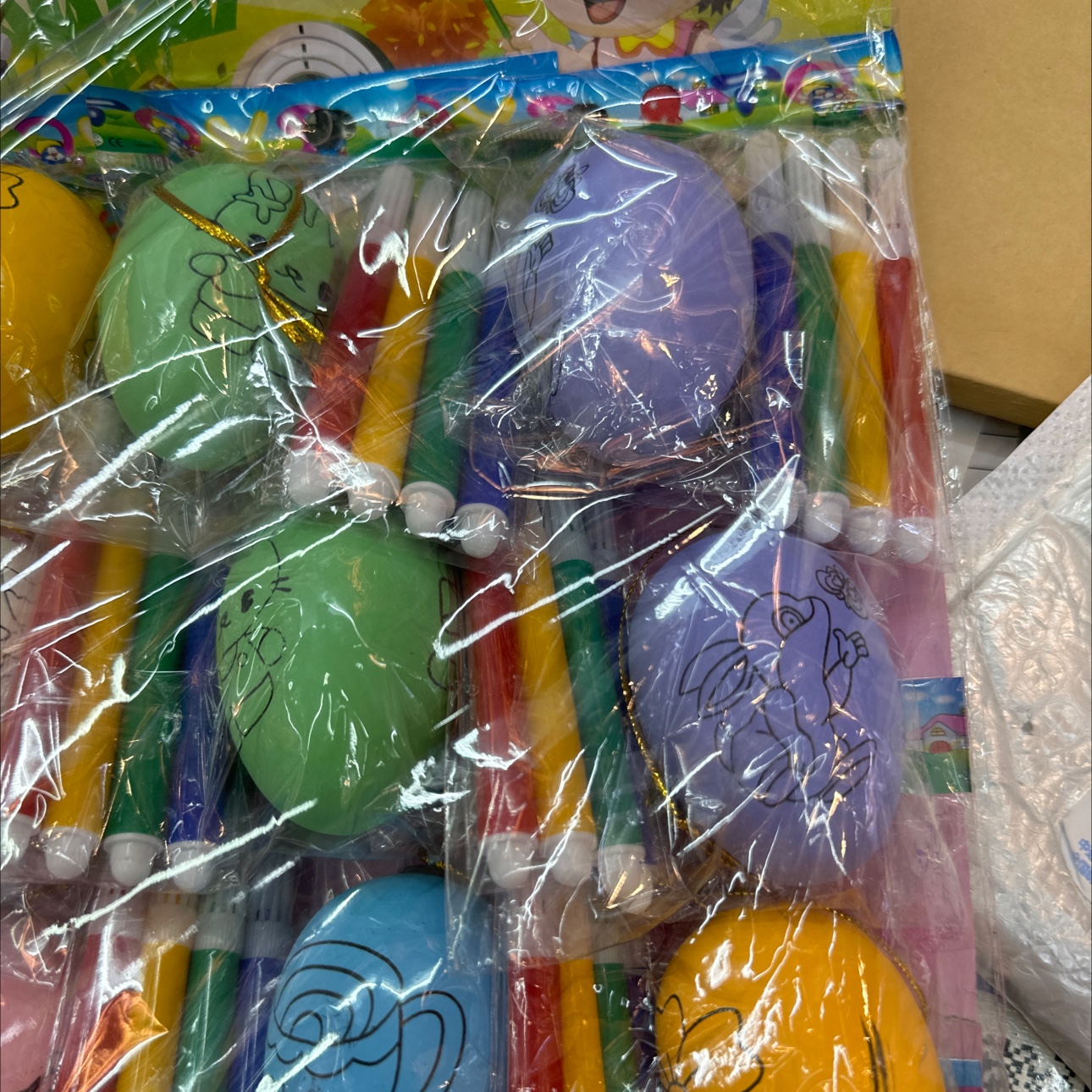 卡通画画玩具PVC仿真家禽产品图