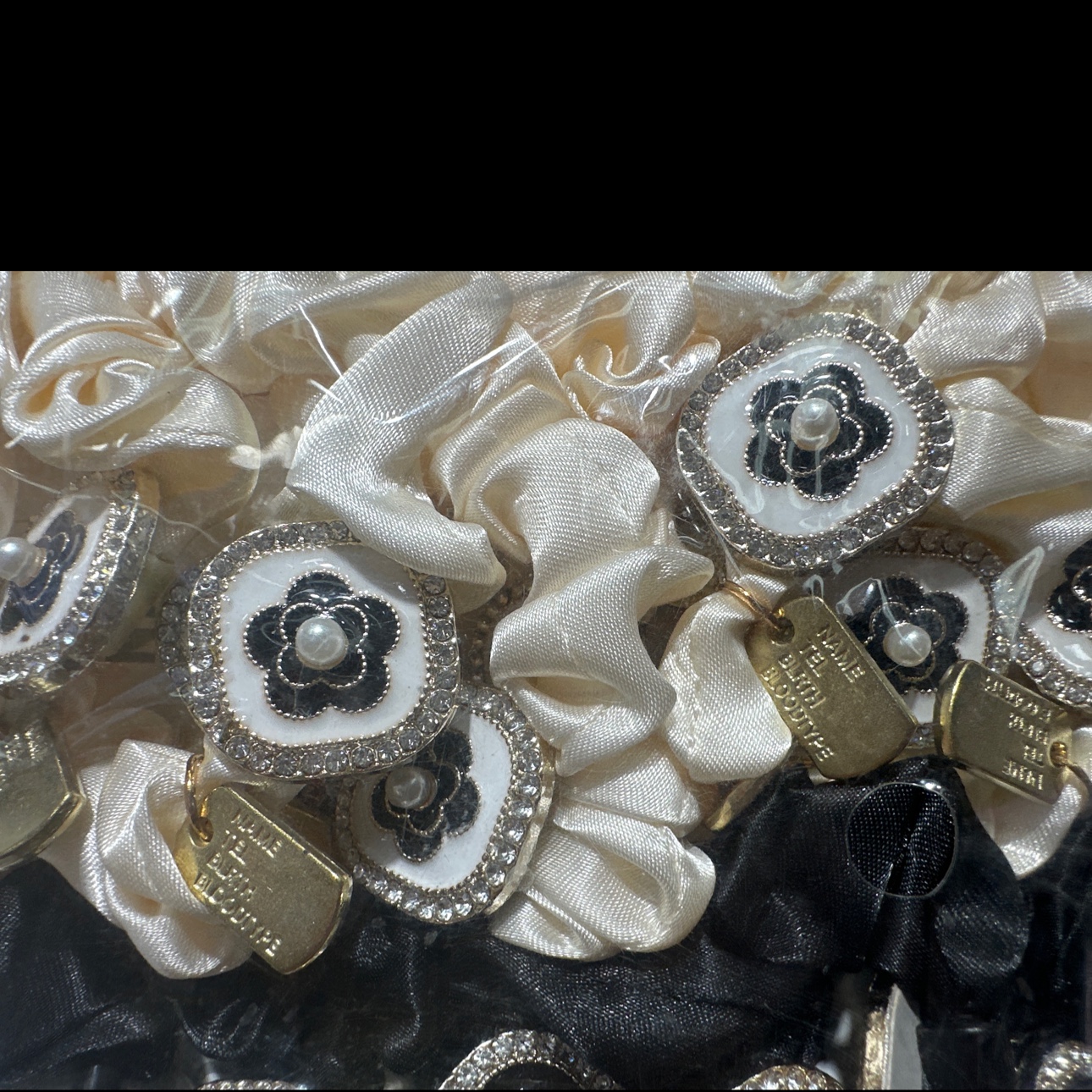 拉布布刺绣女士发卡 假发造型百搭饰品 精致手工潮流发饰