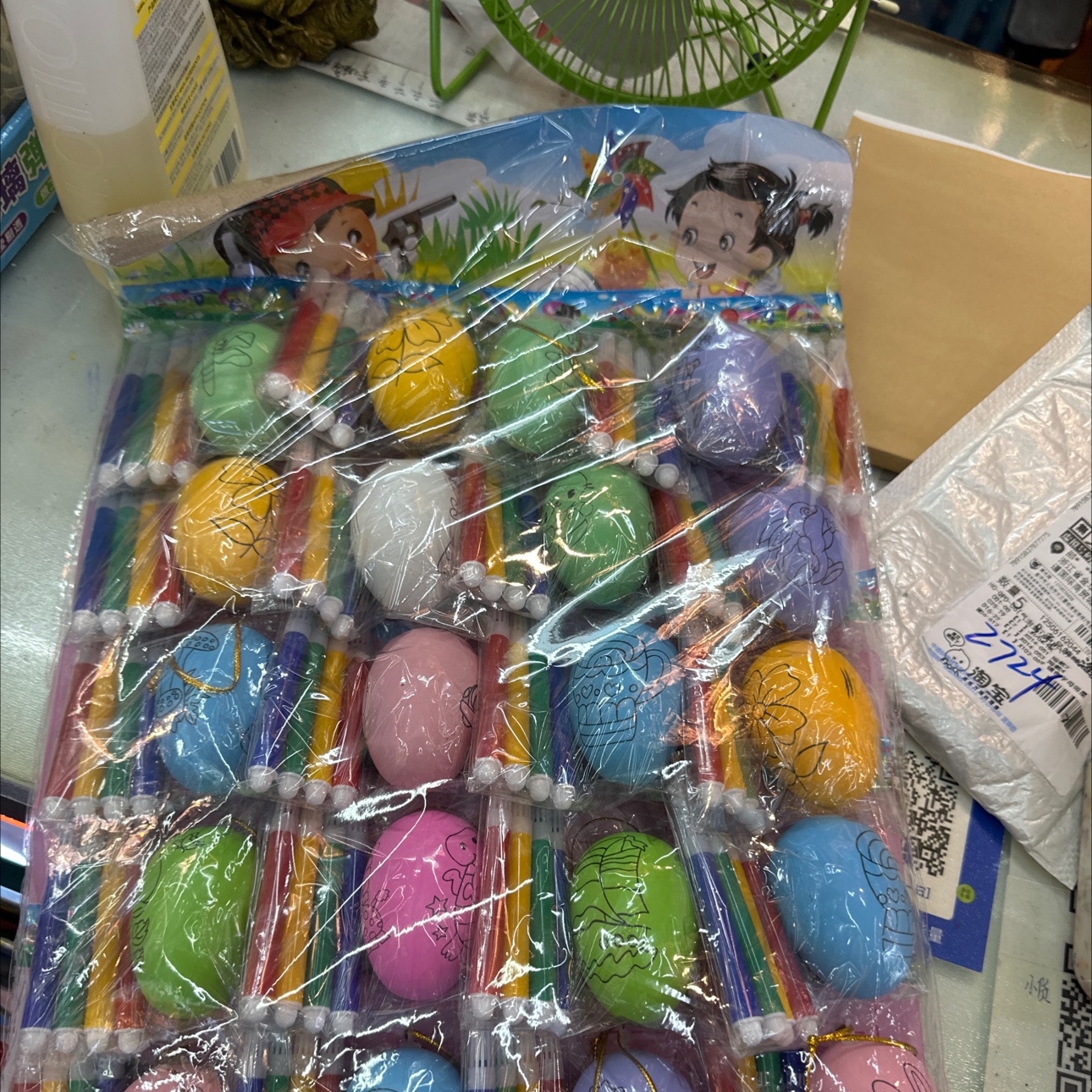 卡通画画玩具PVC仿真家禽细节图