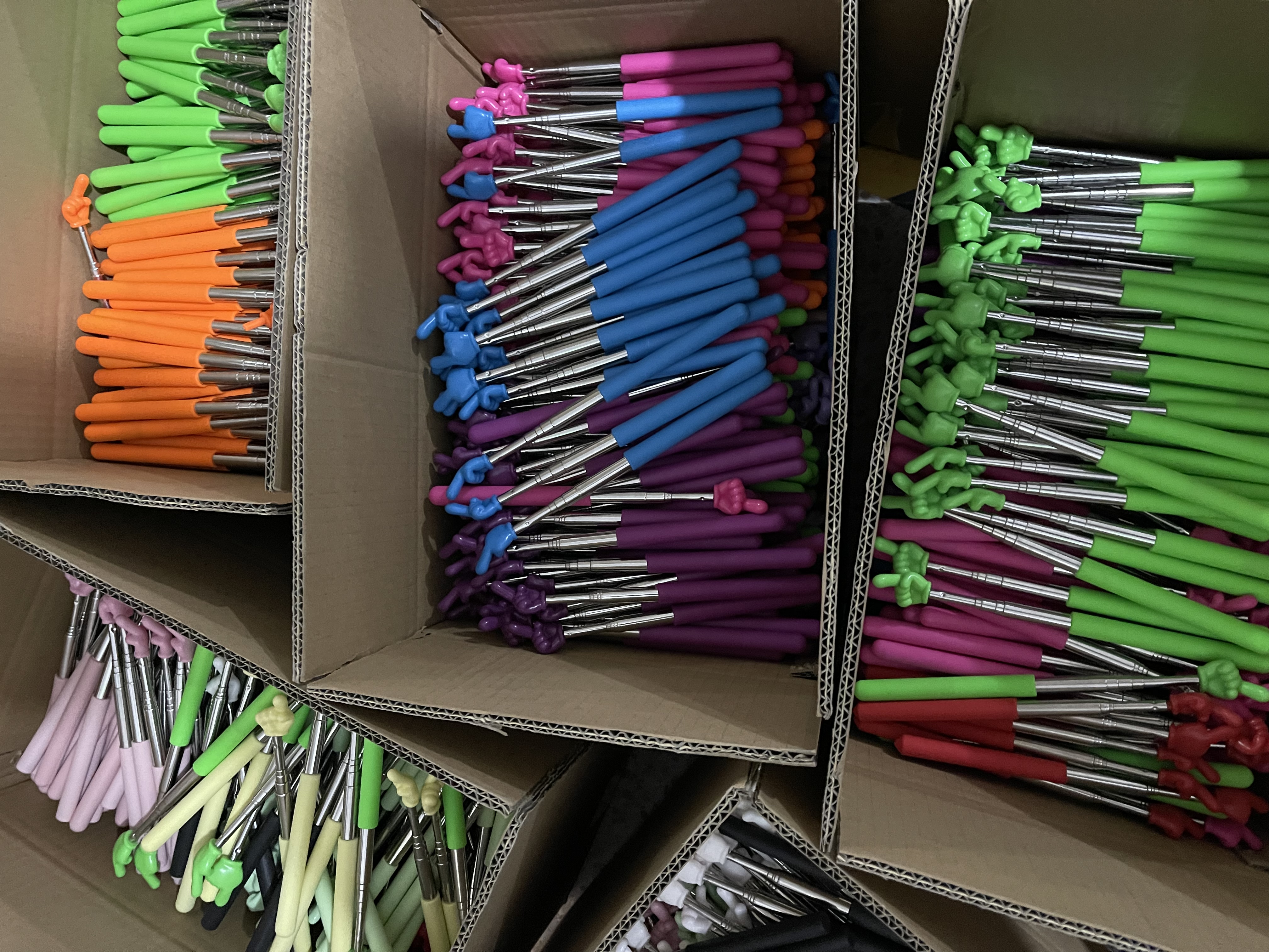 升级版68cm可伸缩指读棒 儿童阅读手指棒  教师教学教鞭教棍批发产品图