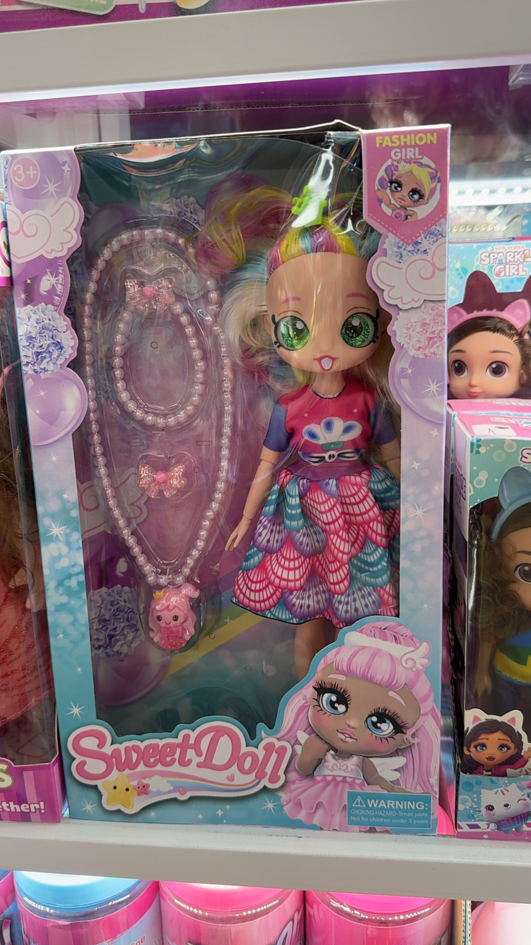 5D眼睛肥童肯迪，甜心娃娃带头饰，带音乐，6款混装，芭比动物扮演人偶芭比娃娃衣服毛绒可脱卸，六寸糖胶会流泪哭泣娃娃