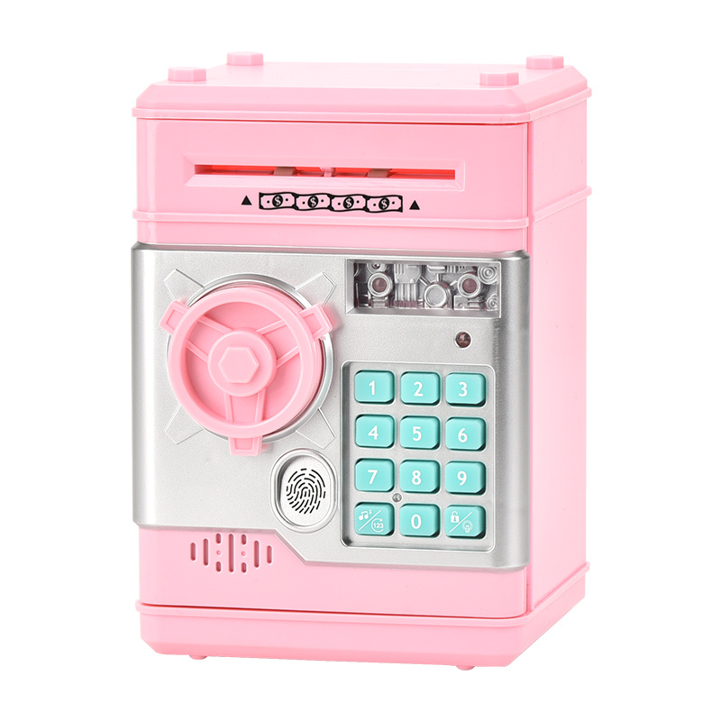 存钱罐保险箱电动玩具电动音乐智能指纹逼真音效细节图