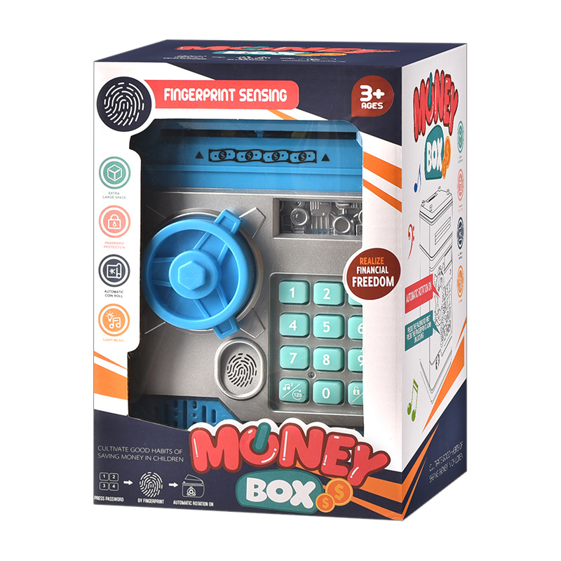 存钱罐保险箱电动玩具电动音乐智能指纹逼真音效详情图6
