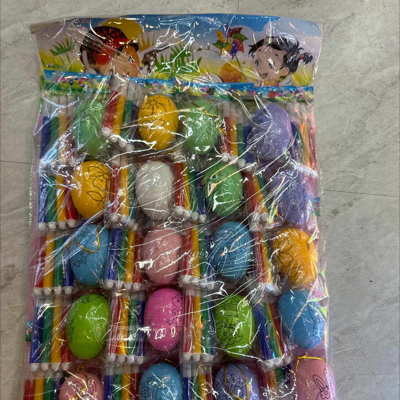 卡通画画玩具PVC仿真家禽