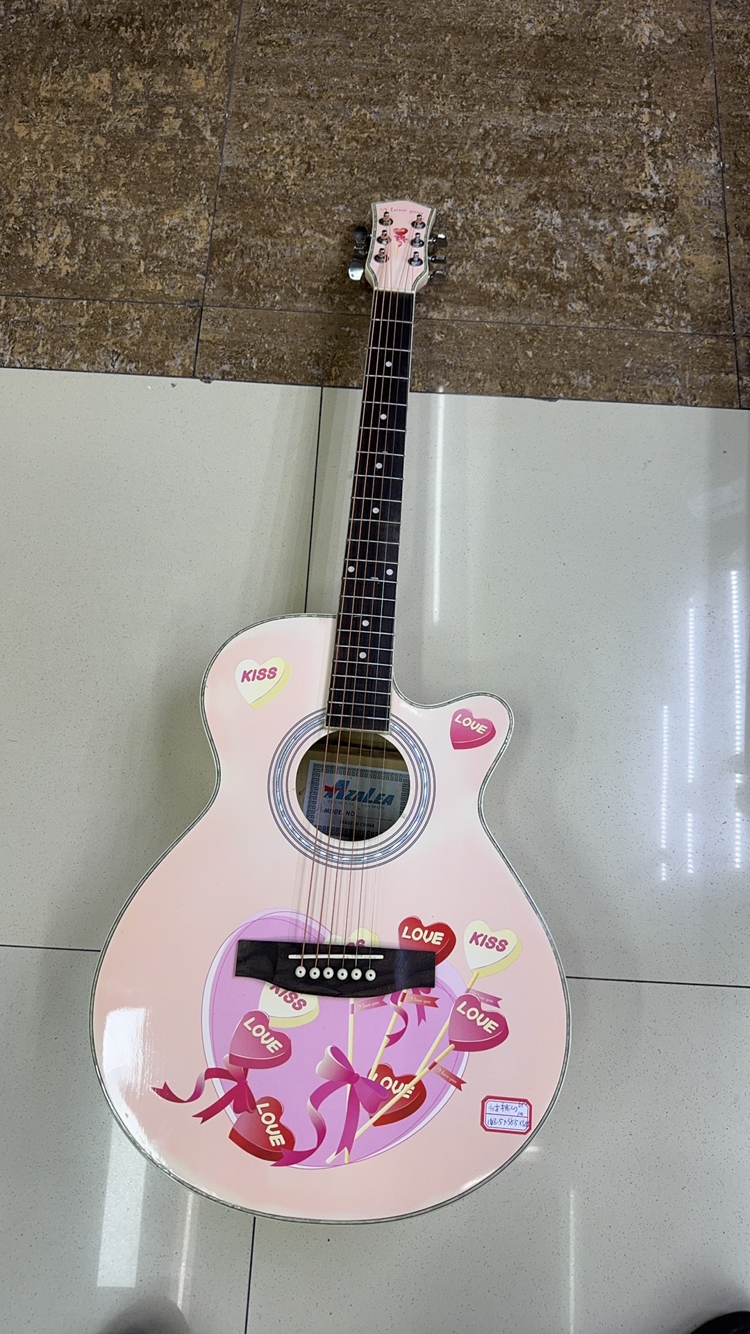 霞乐乐器 厂家直销 吉他批发 桃心木吉他