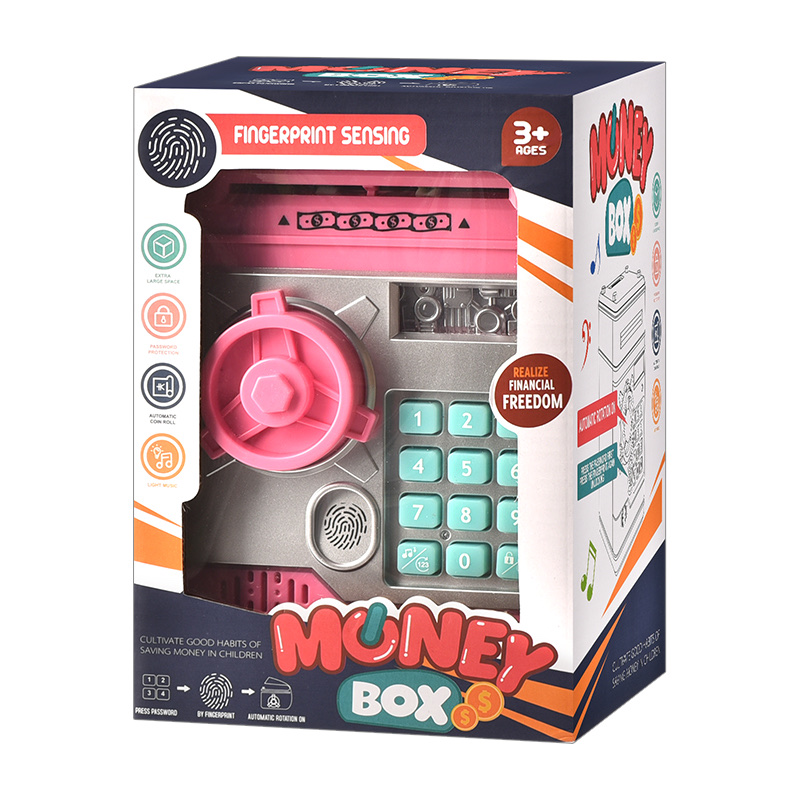 存钱罐保险箱电动玩具电动音乐智能指纹逼真音效详情图8