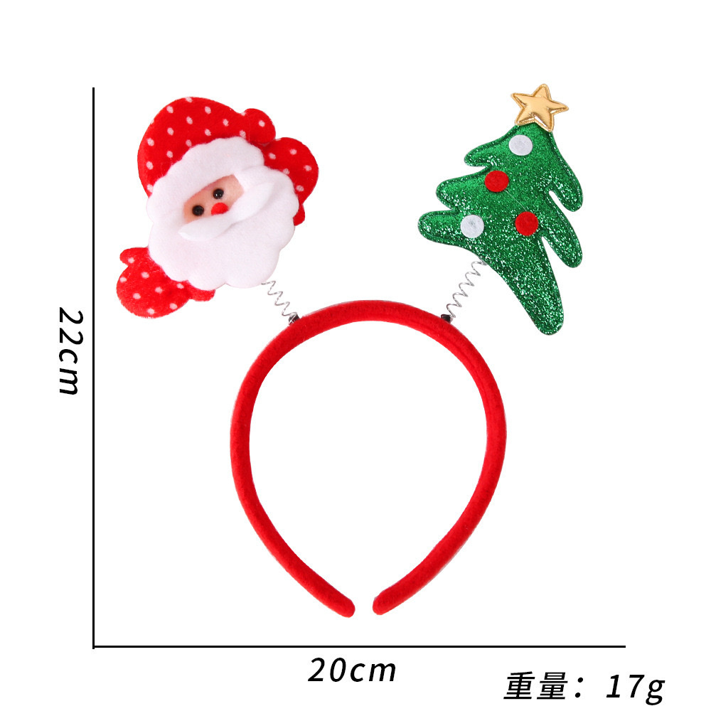 Christmas headbands, Christmas hats, hair accessories, Christmas adult and children party decorations, three-dimensional cartoon Christmas headbands detail image 7