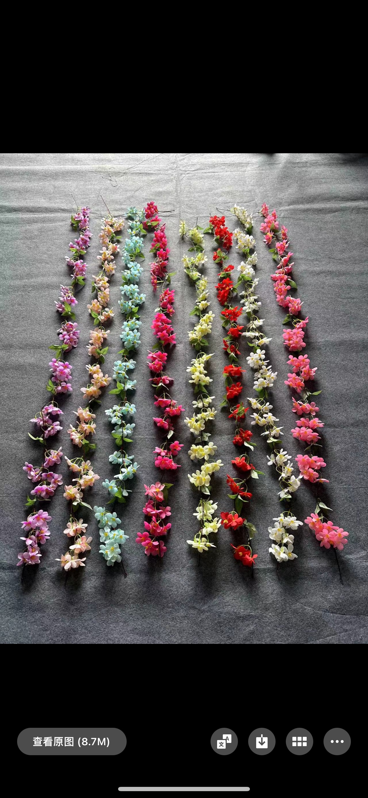 Artificial flower strips, small rattan balls, artificial flower decorations, small ornaments, home decoration, desktop placement, creative artificial flowers, artificial flowers, artificial flowers