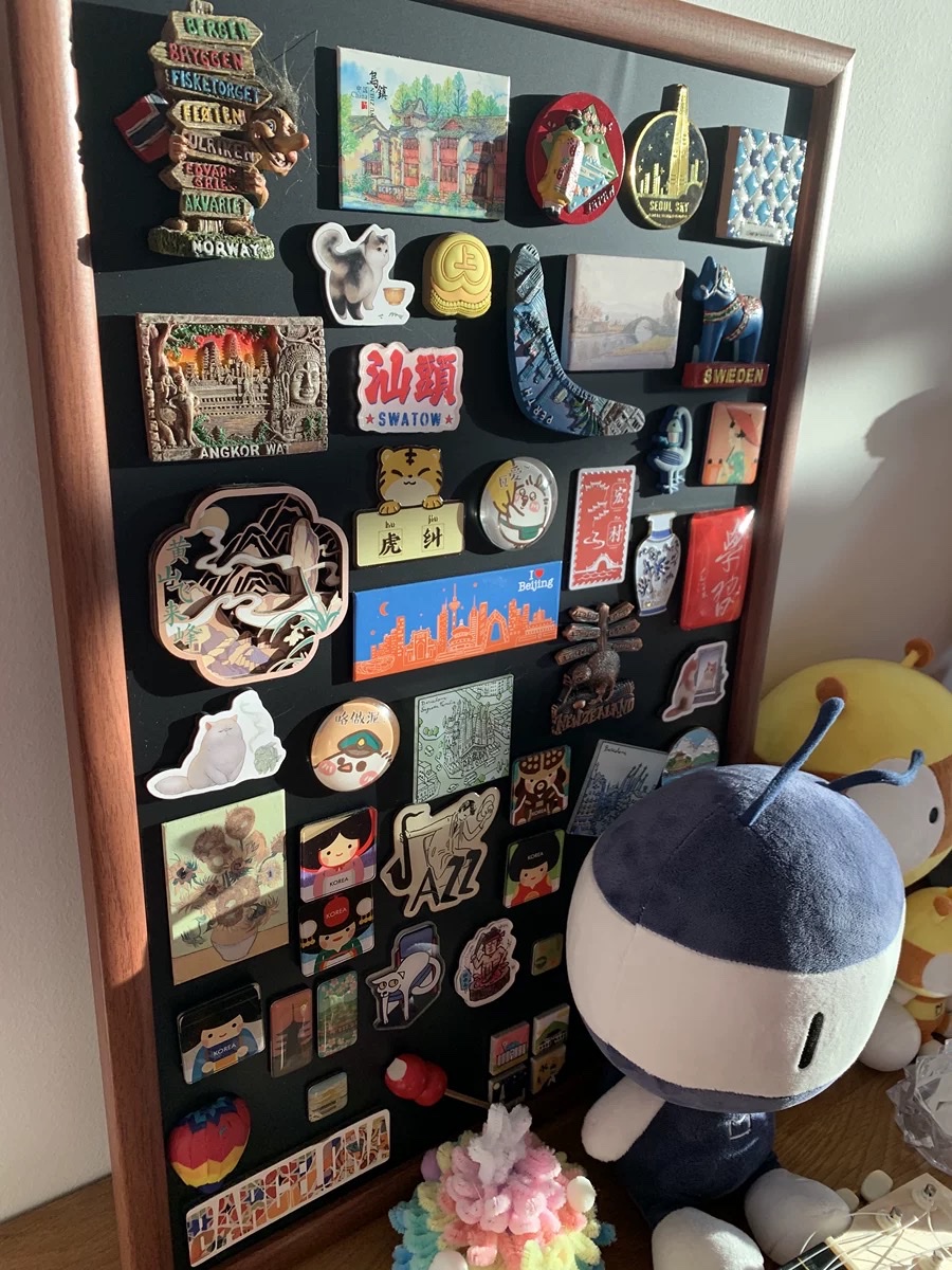 Cross-border e-commerce sources, Paris, France, landmark scenic spots, creative magnetic fridge magnets, three-dimensional painted decorative handicrafts, fridge magnets, cultural and creative acrylic sand fridge magnets, tourist souvenirs Application Scenario