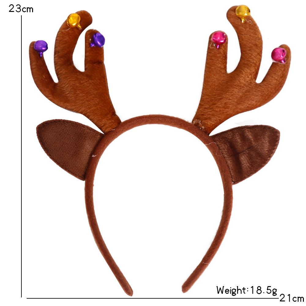 Christmas headbands, Christmas hats, hair accessories, Christmas adult and children party decorations, three-dimensional cartoon Christmas headbands detail image 14