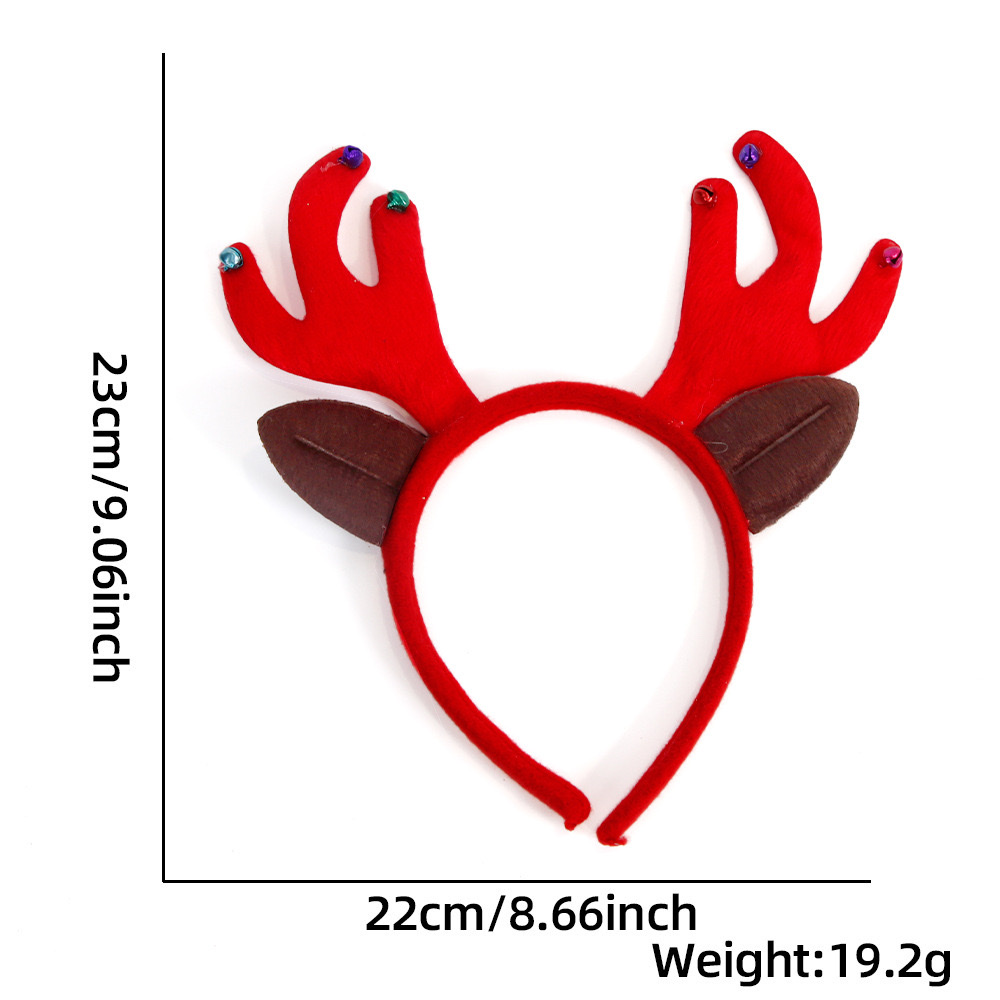 Christmas headbands, Christmas hats, hair accessories, Christmas adult and children party decorations, three-dimensional cartoon Christmas headbands detail image 13
