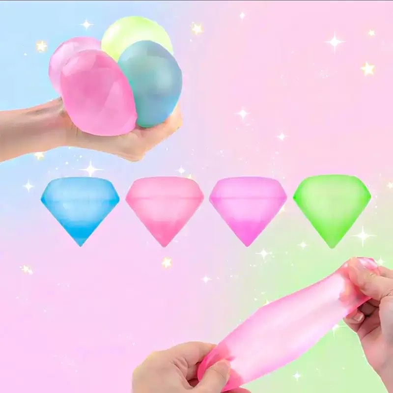 捏捏乐学生可爱解压按按乐 趣味捏捏解压玩具 创意减压手感舒适 跨境钻石立方体捏捏详情图2