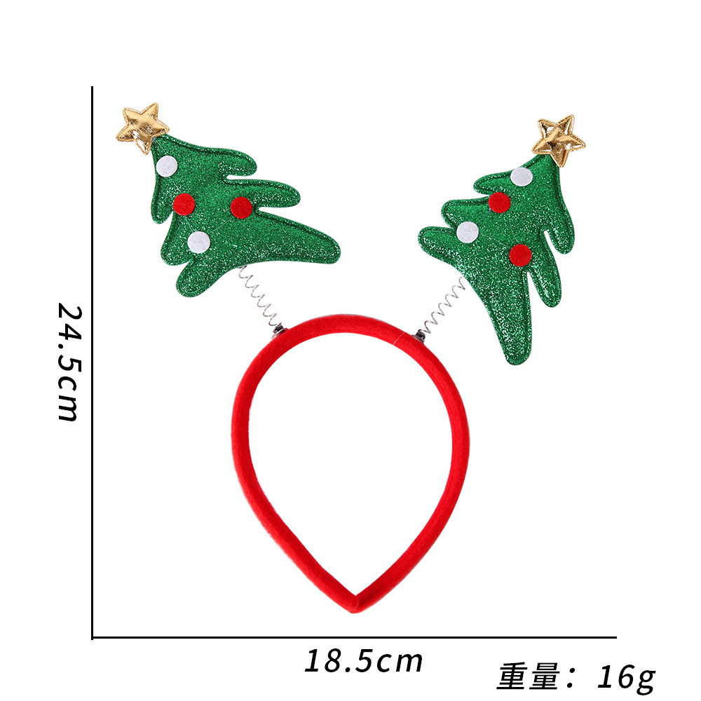 Christmas headbands, Christmas hats, hair accessories, Christmas adult and children party decorations, three-dimensional cartoon Christmas headbands detail image 11