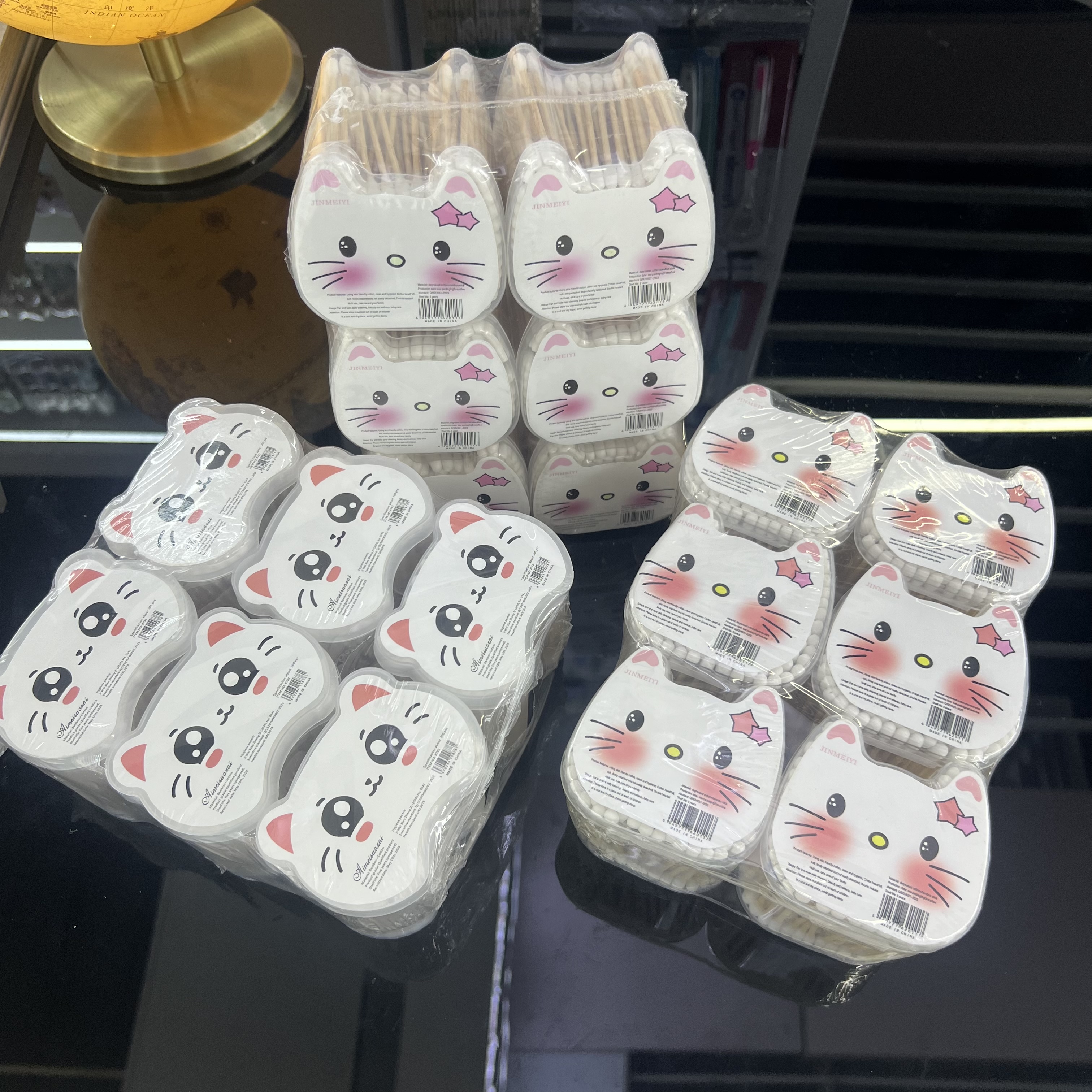 Cotton swab factory, disposable cosmetic cotton swabs for ear cleaning, double-ended bamboo and wood sticks, cotton swab bags, boxes, factory wholesale thumbnail