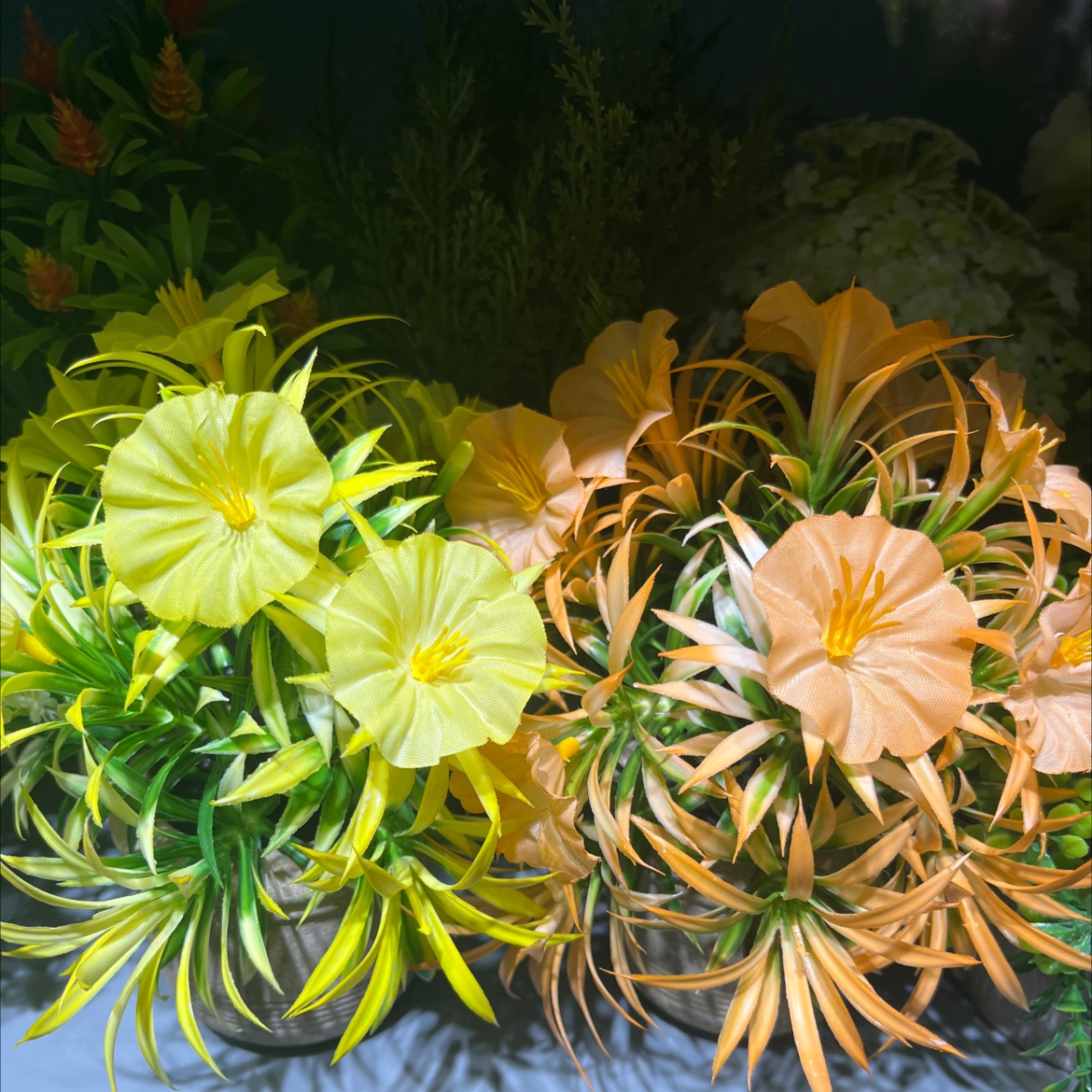 仿真绿植松树微景观装饰 创意花环植物假树家居摆件桌面绿植