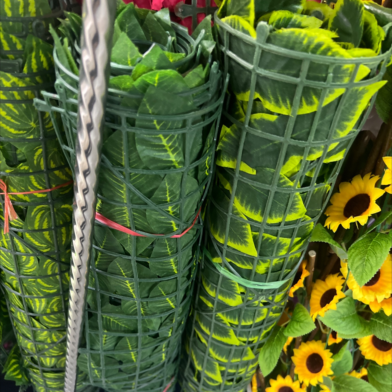 向日葵仿真花小藤球假花装饰摆件 创意家居桌面布置仿真花艺