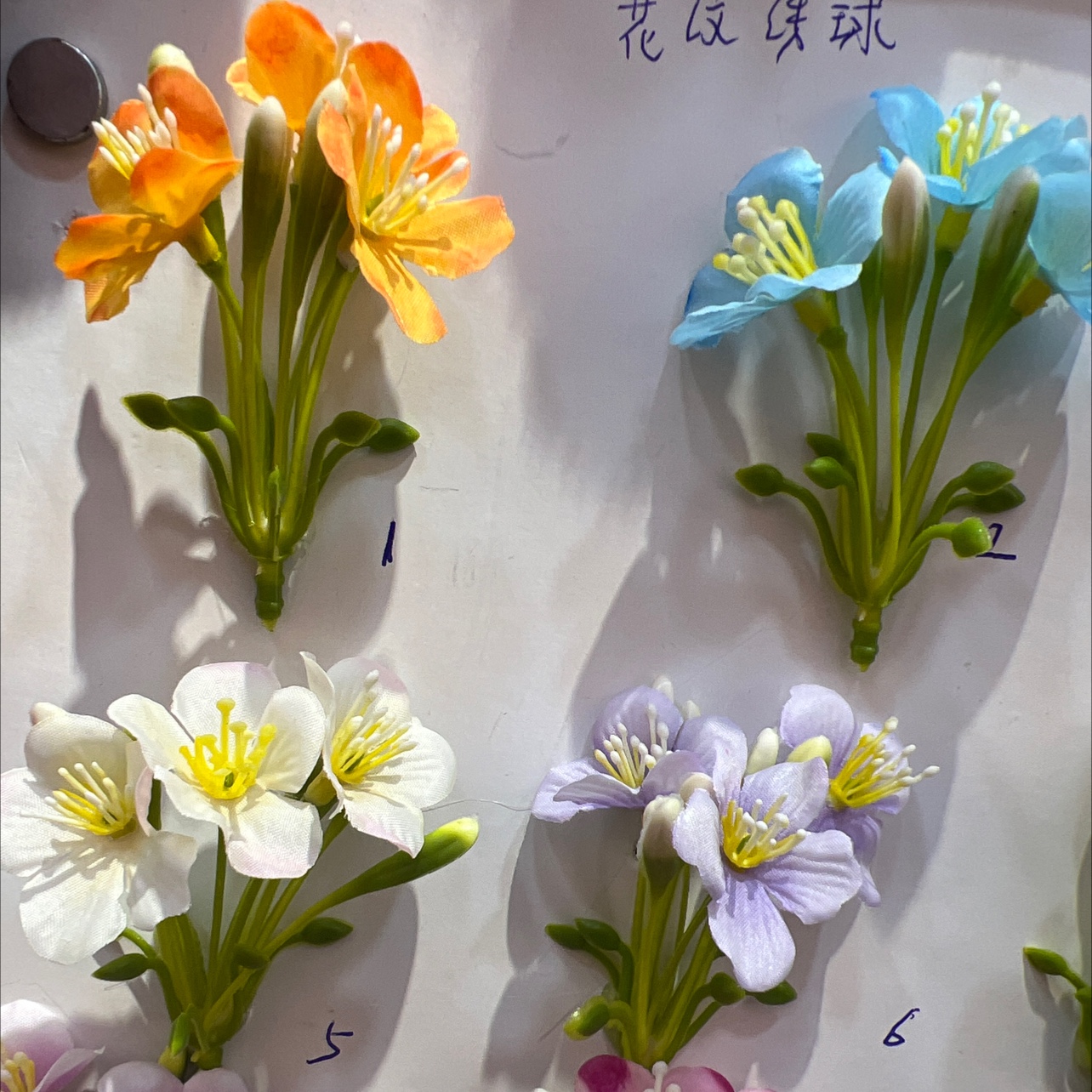 白色玫瑰花仿真婚庆装饰假花蝴蝶标本仿真假花条仿真花布置