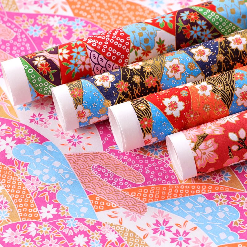 和风包书纸烫金千代纸中国风传统礼品礼物包装纸艺术纸友禅纸包邮2