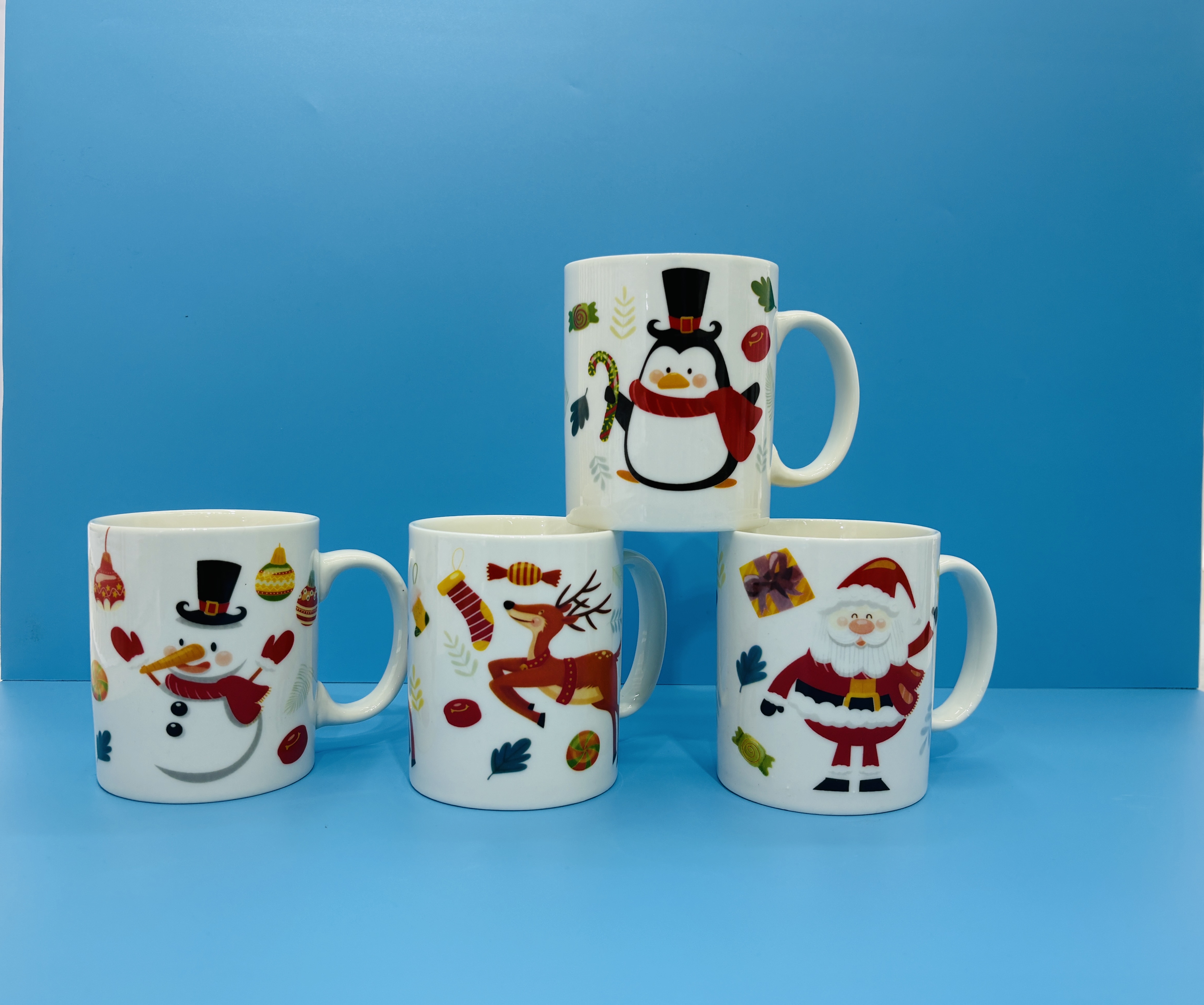 Ceramic cup Christmas cup Santa Claus