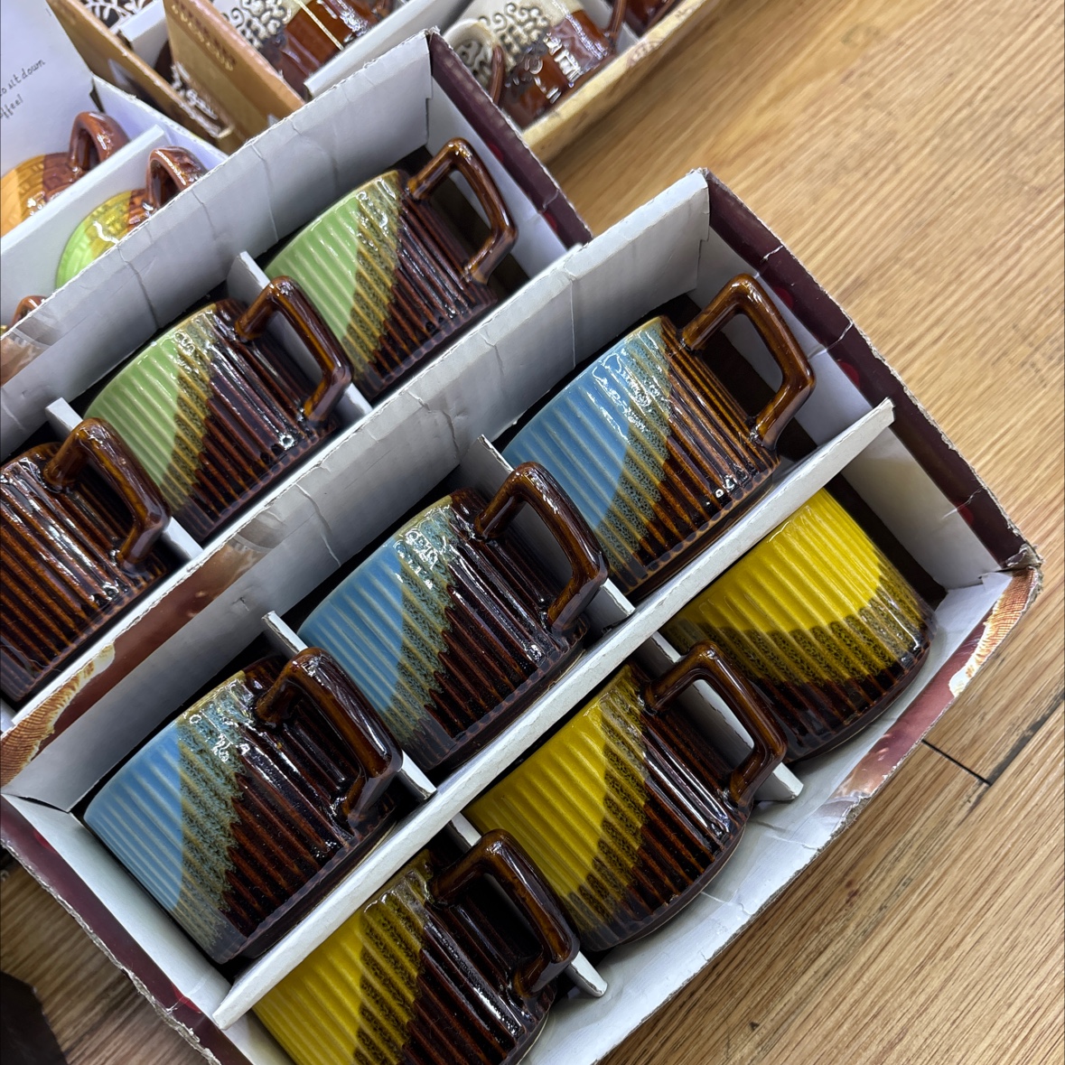 陶瓷咖啡杯套装纸质杯盖豆浆杯家用简约创意办公水杯茶壶家用小型多功能水杯家用迷你茶杯