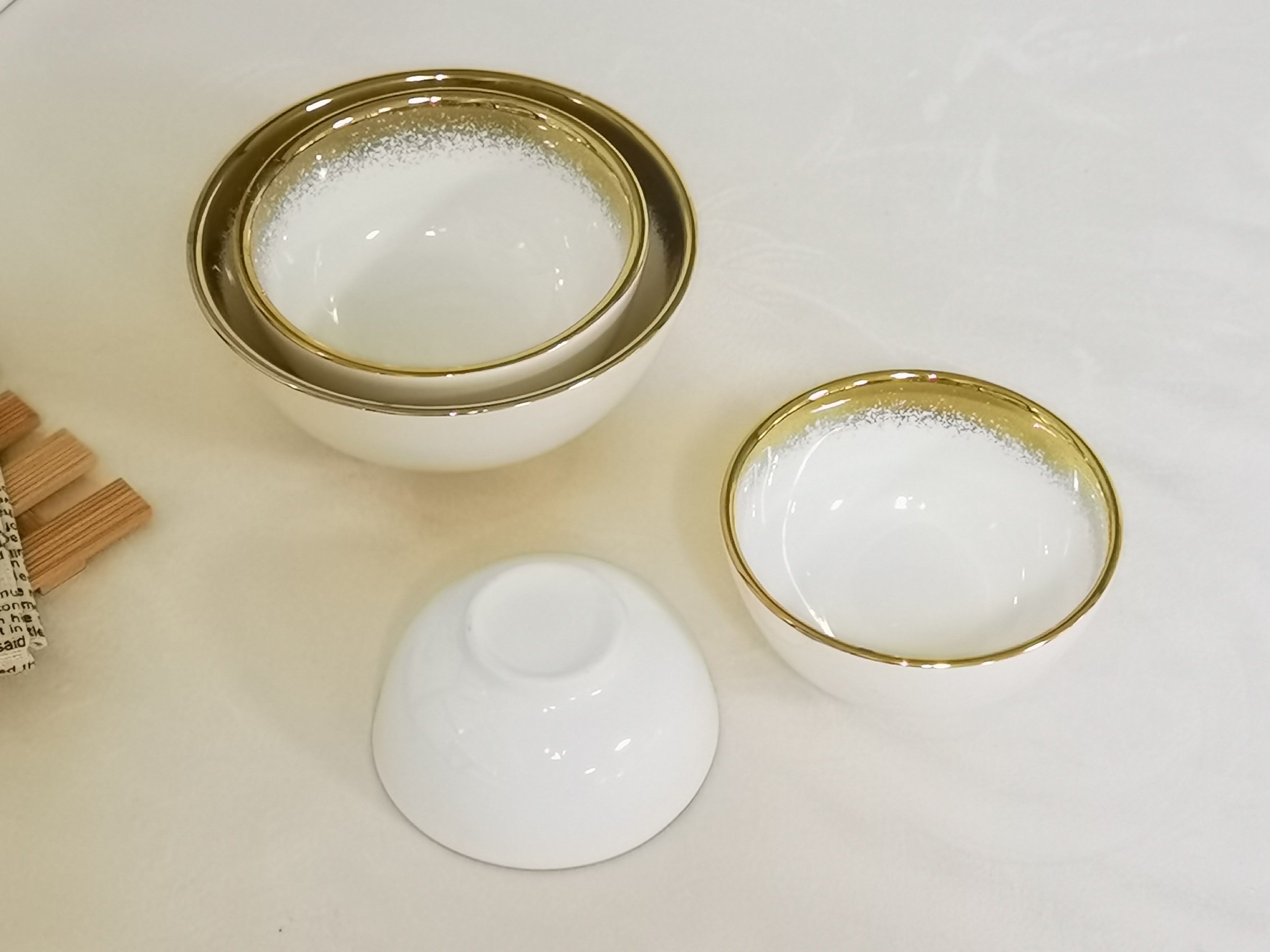 镀金盘子陶瓷陶瓷详情图2