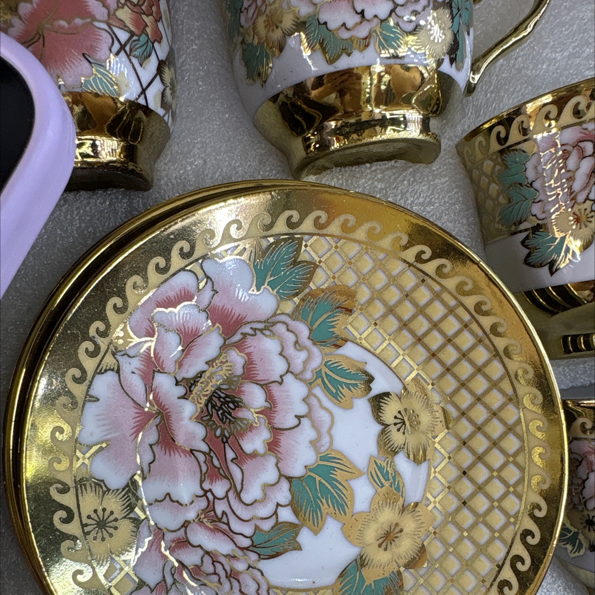 Ceramic coffee cup set, paper cup lid, soy milk cup, home simple office drink cup, coffee cup, ceramic cup, coffee cup set, coffee cup Specification image