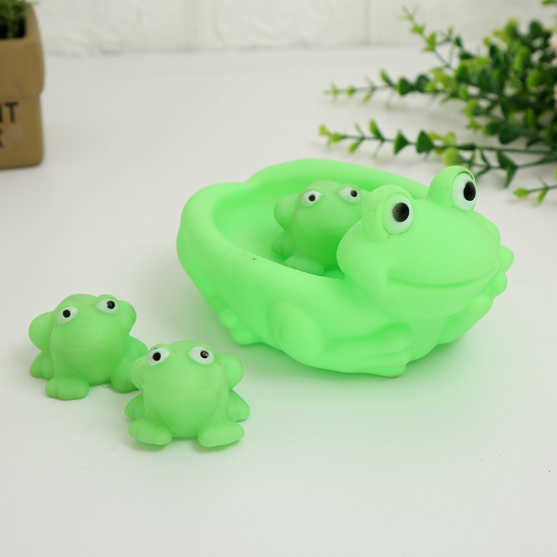 子母青蛙🐸一大三小捏捏乐发泄玩具产品图