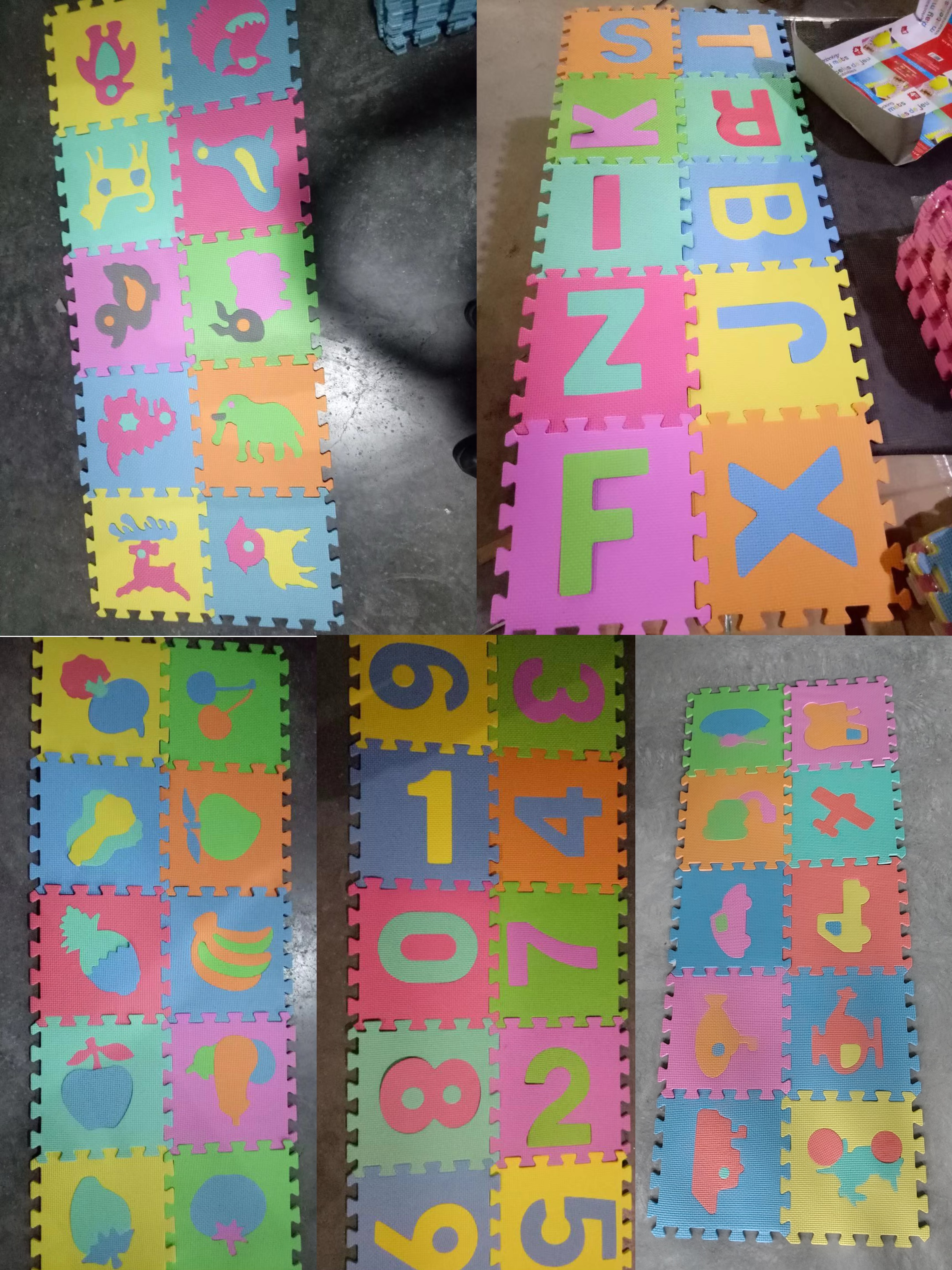 29*29*0.8cmEVA拼图，色彩丰富，图案多元化泡棉