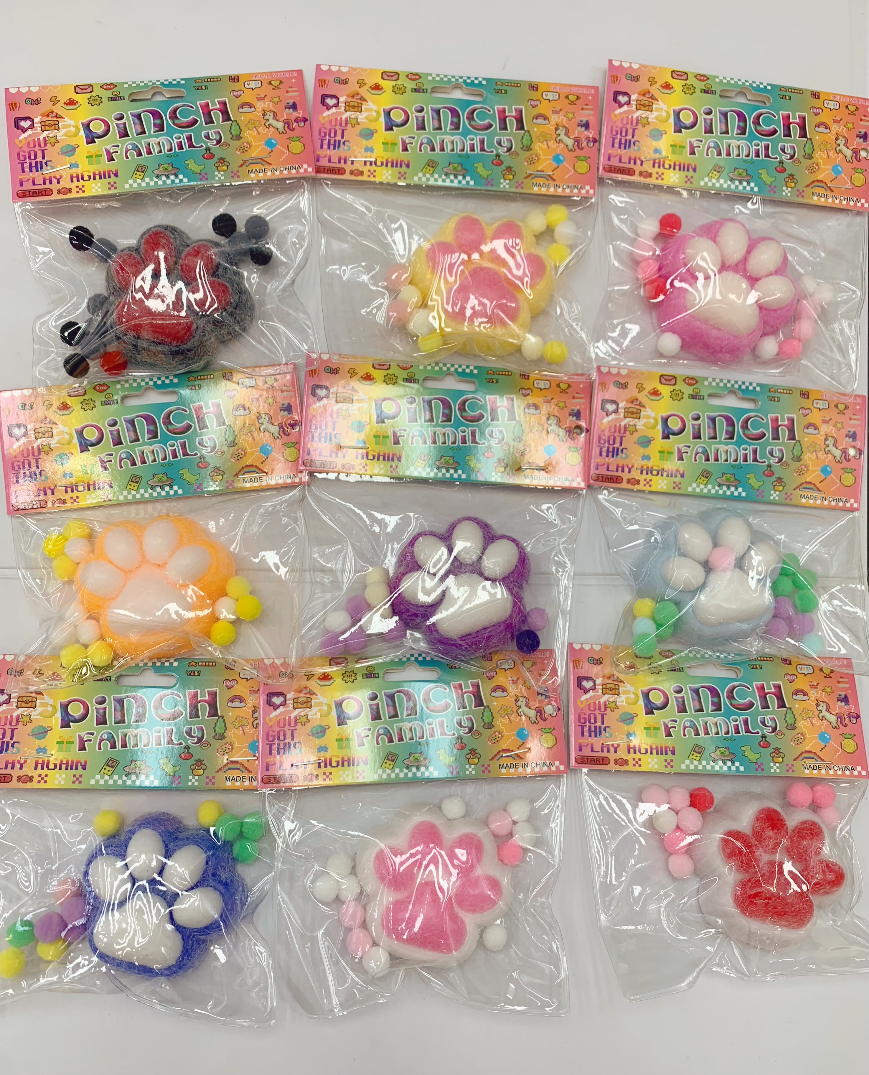 猫爪捏捏乐 大号减压捏捏乐TPR玩具新奇特玩具解压按按乐捏捏玩具细节图