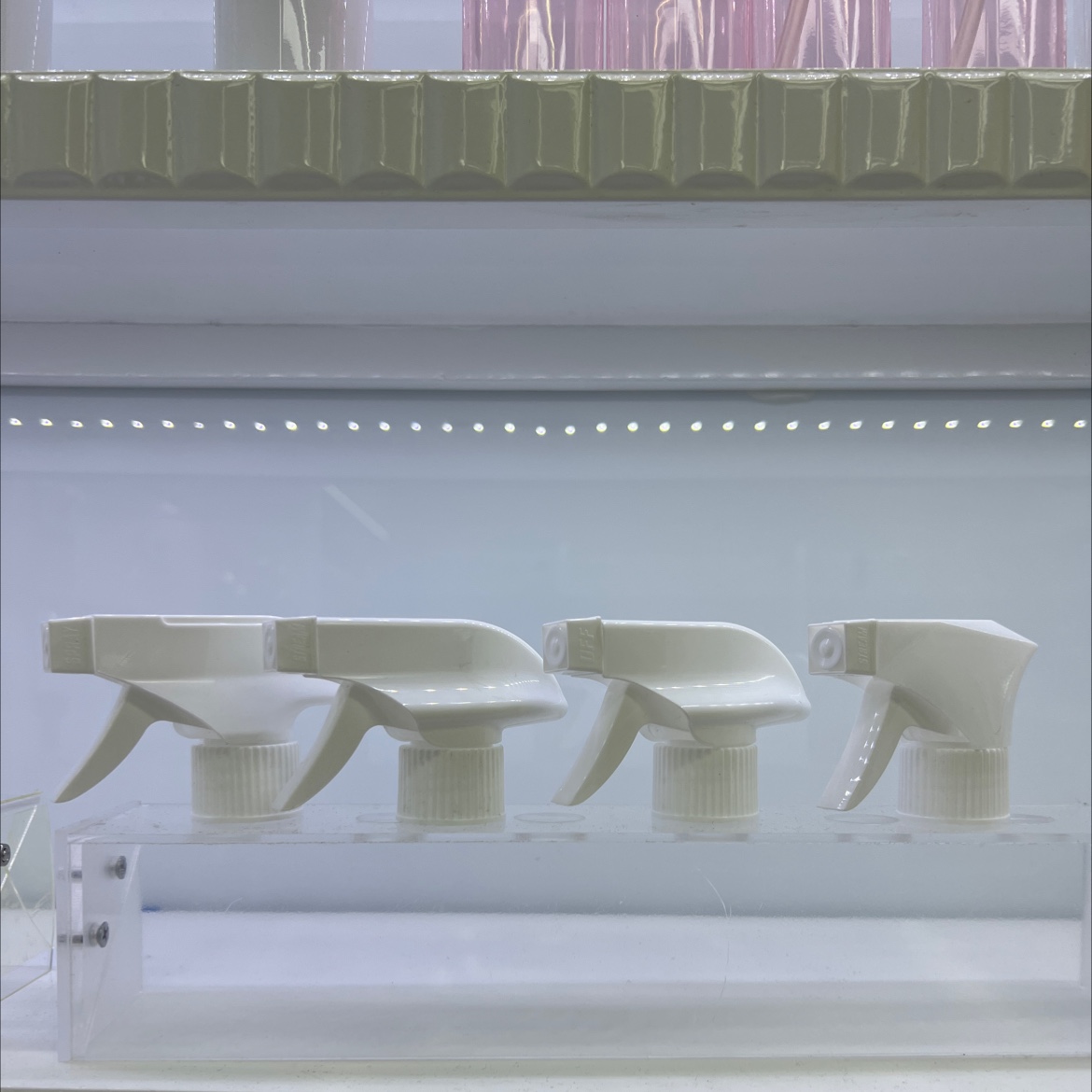 手扣式塑料清洁剂喷头批发稀释比例瓶喷雾喷头