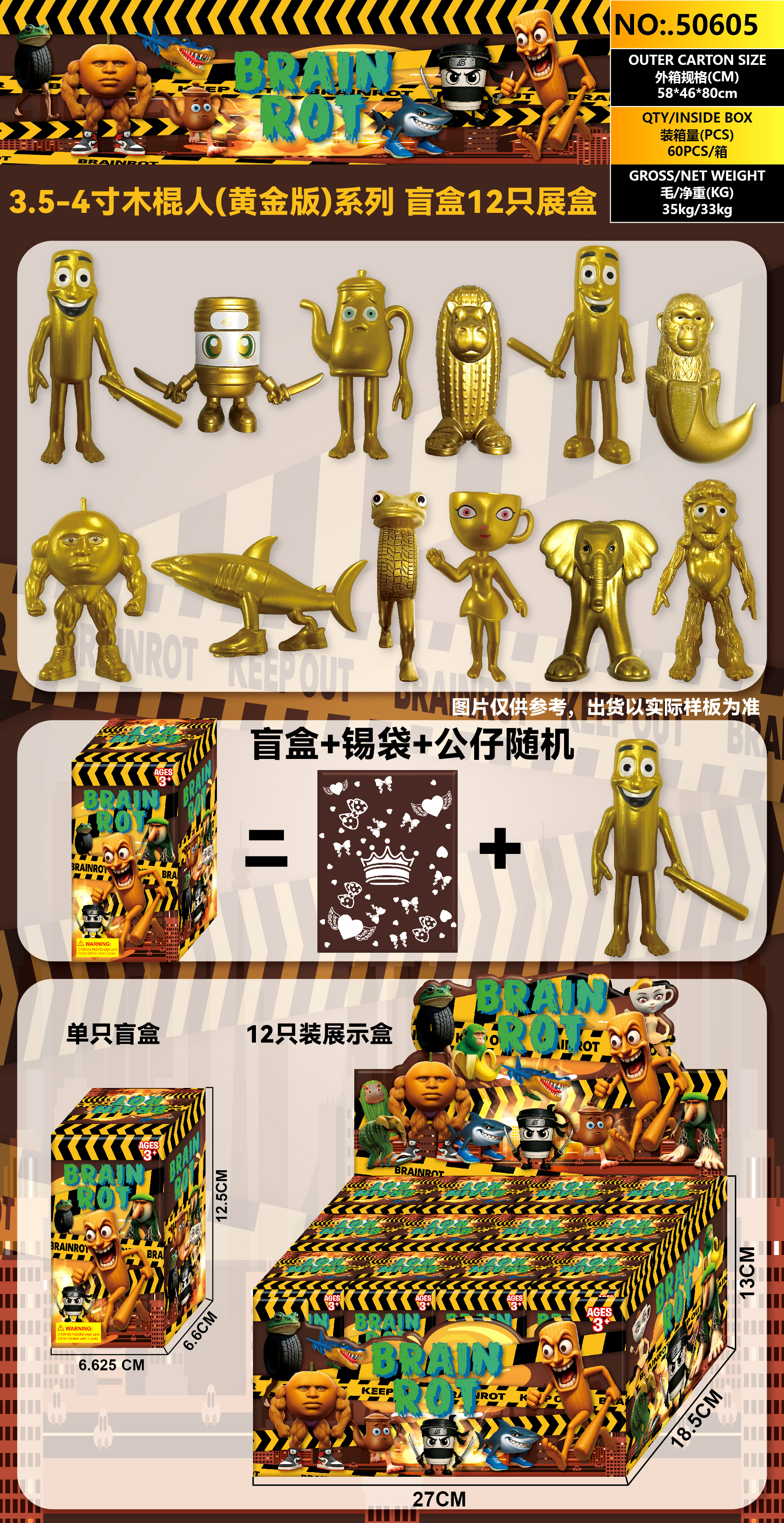 盲盒/泡泡玛特/潮玩/盲袋/盲袋盒潮流产品图