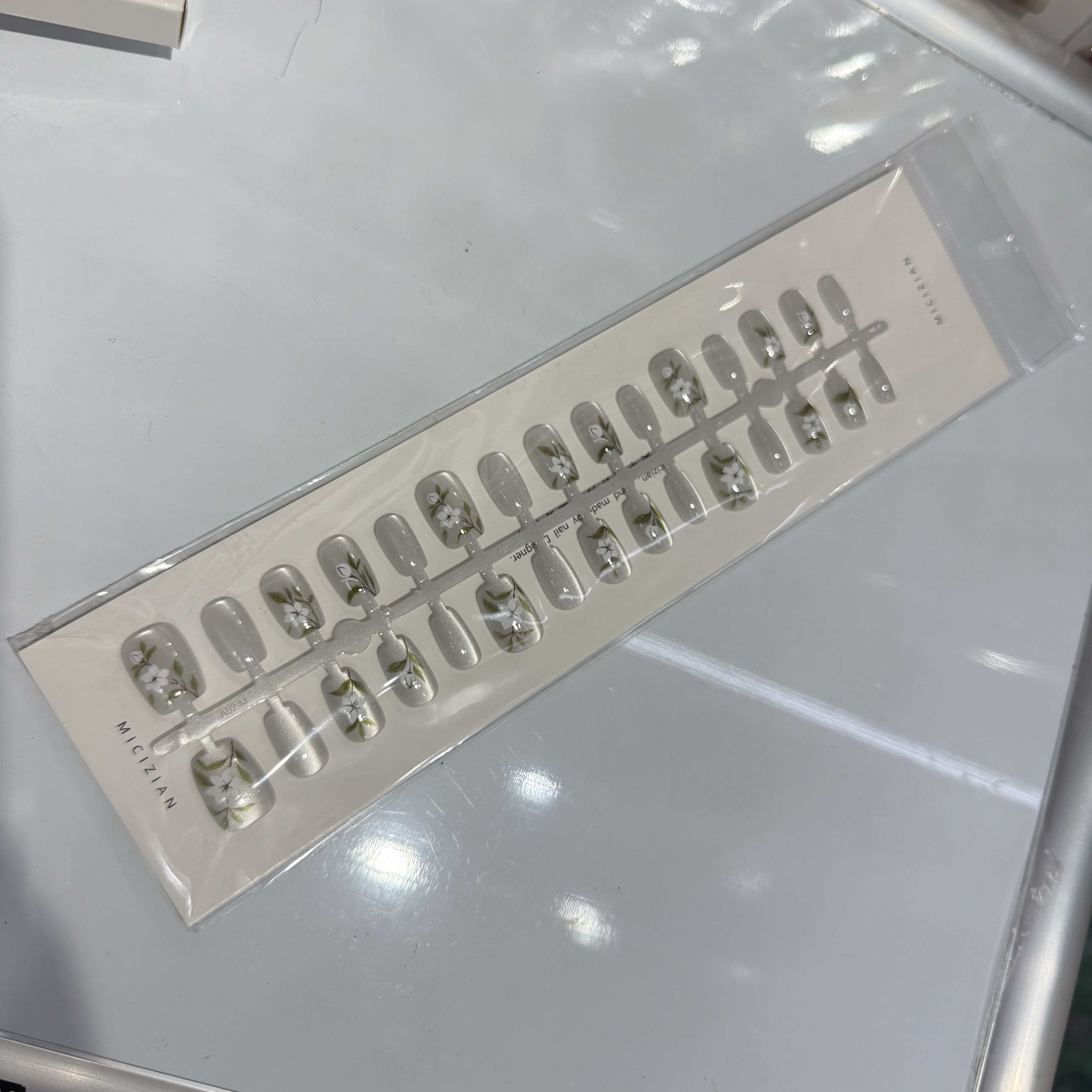 穿戴甲包装盒新款吧唧盒美甲作品礼盒甲片整理收纳展示盒子白底实物图