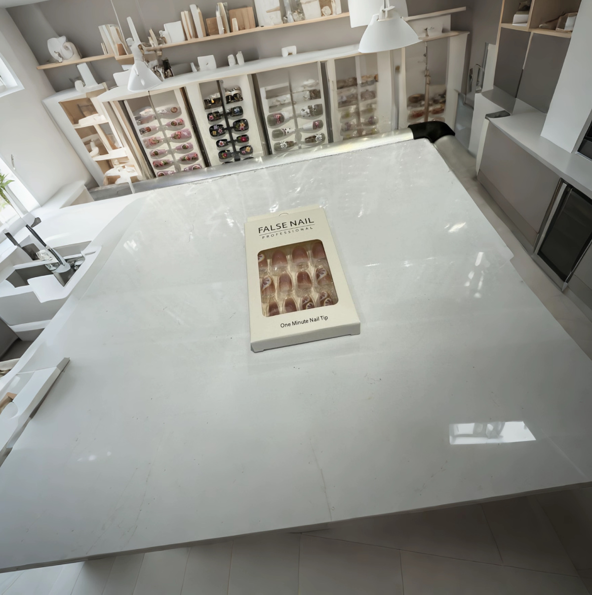 穿戴甲短款甲片爆款显白温柔纯欲风美甲甲片假指甲美甲穿戴式贴片详情图1