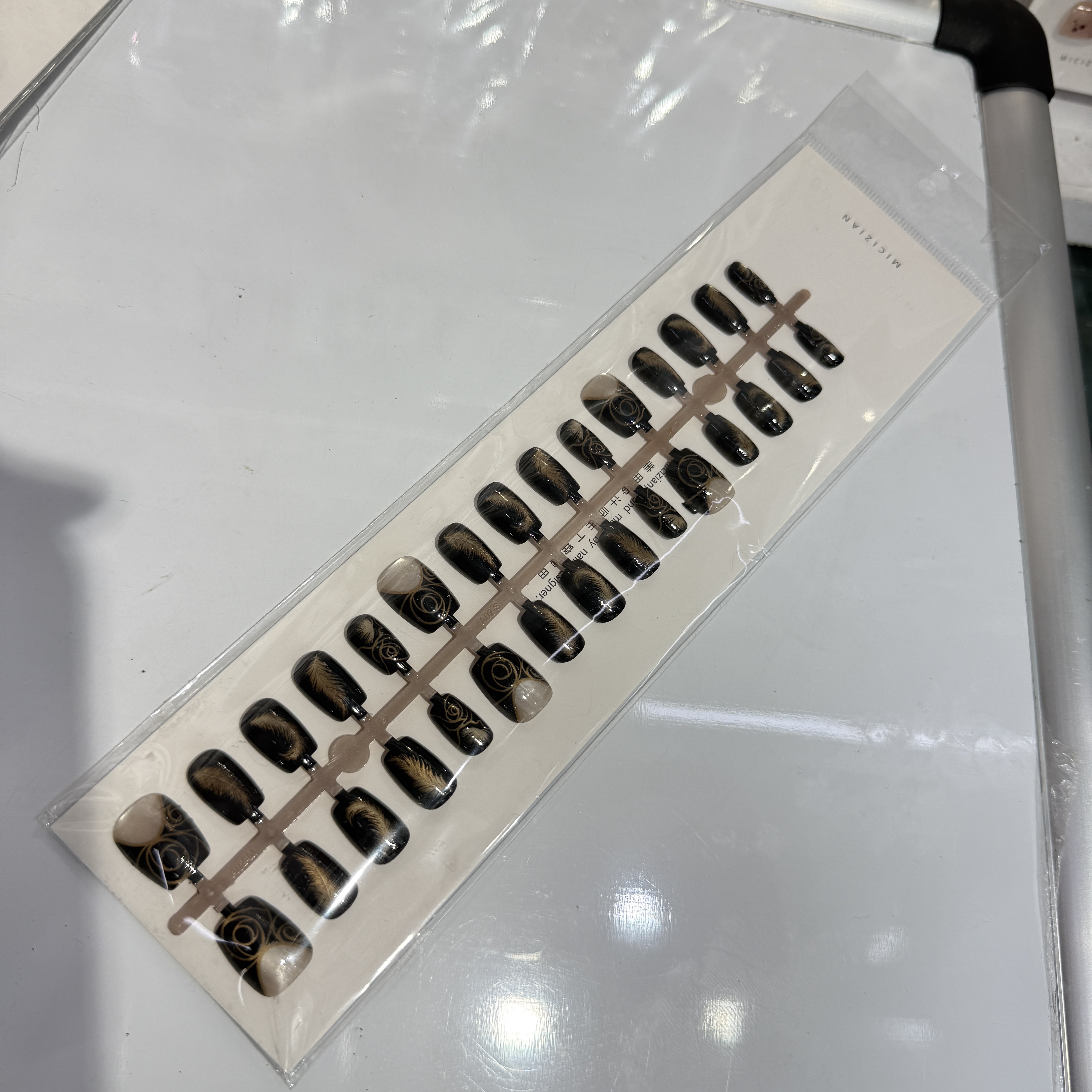 穿戴甲包装盒新款吧唧盒美甲作品礼盒甲片整理收纳展示盒子产品图