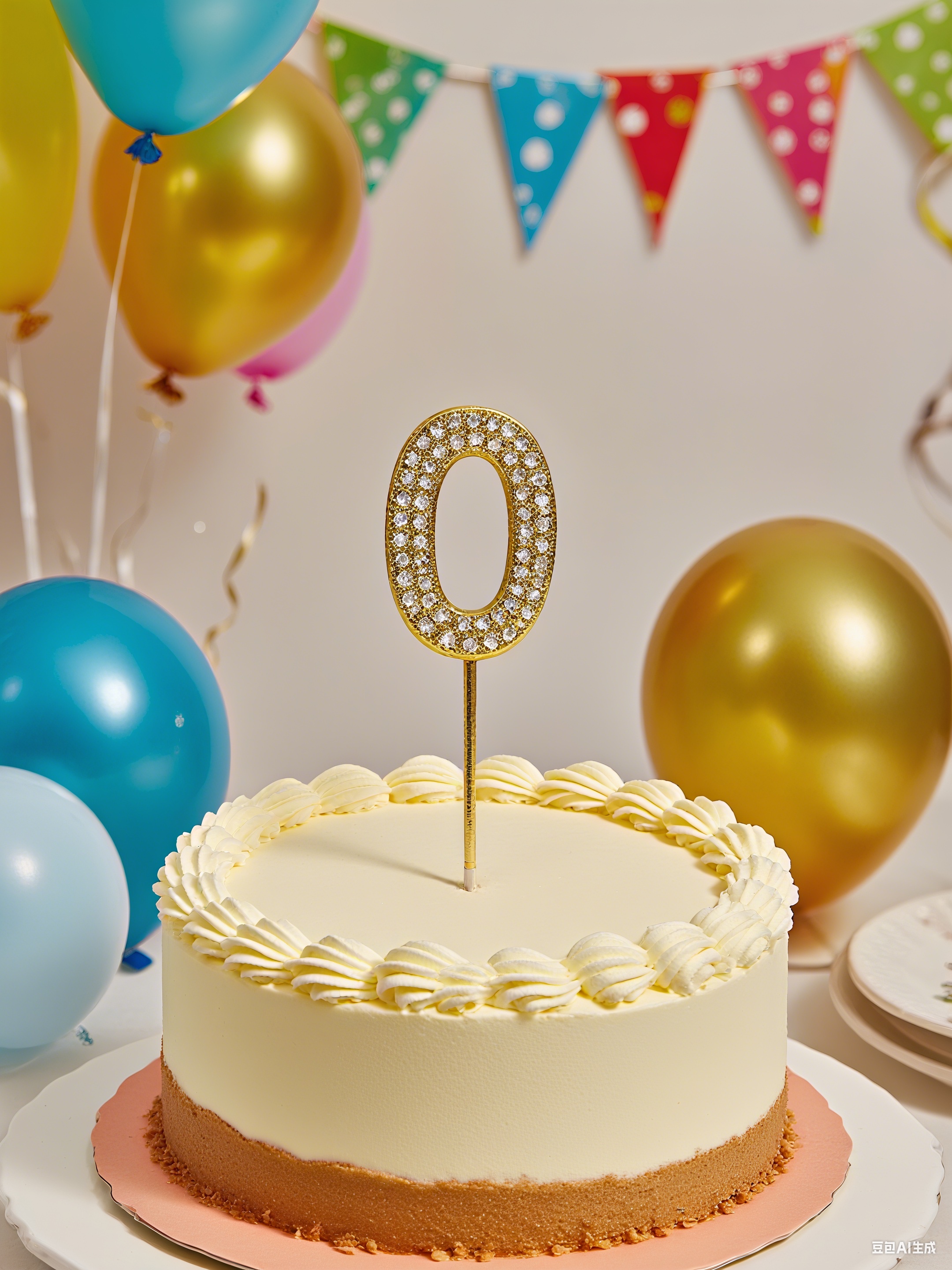 The digital birthday card with diamonds and gold plating is exquisite and practical detail image 1