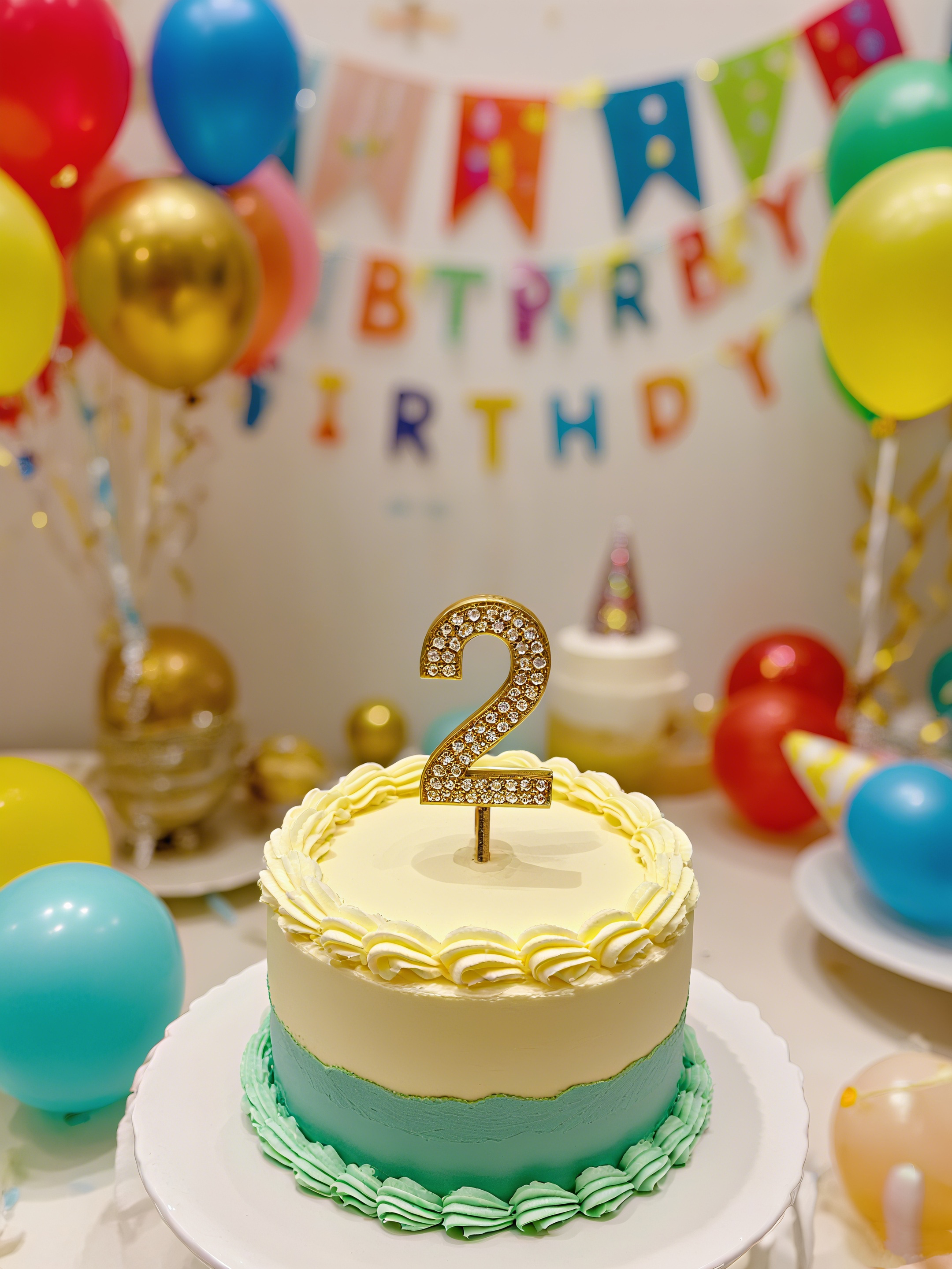The digital birthday card with diamonds and gold plating is exquisite and practical detail image 3