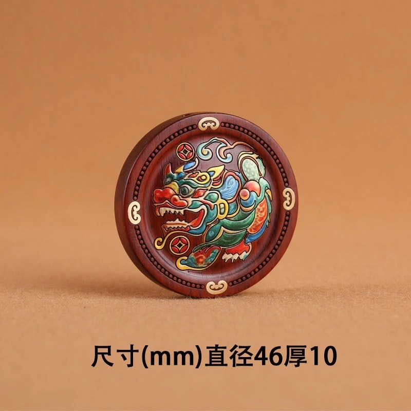 Wholesale of rosewood, Australian rosewood, carved and painted PI Xiu accessories, Chenguibao handicrafts, gifts and accessories from the factory detail image 8