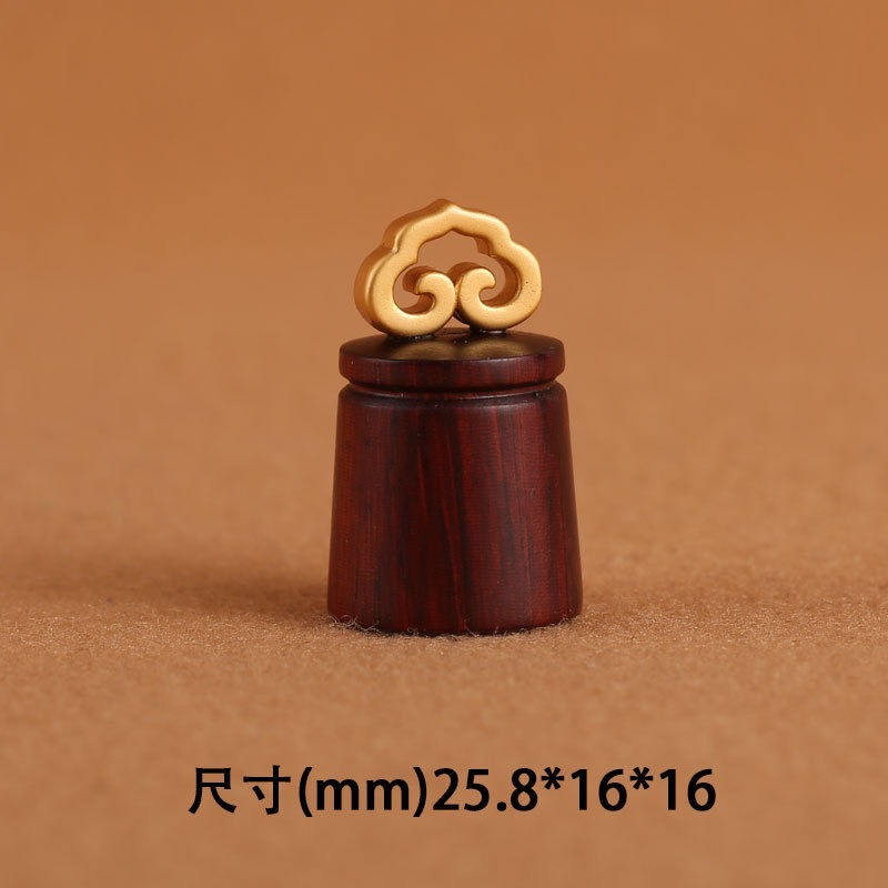 Factory wholesale of rosewood inlaid with copper and plated with 18K gold, satisfactory DIY accessories and handicrafts detail image 6