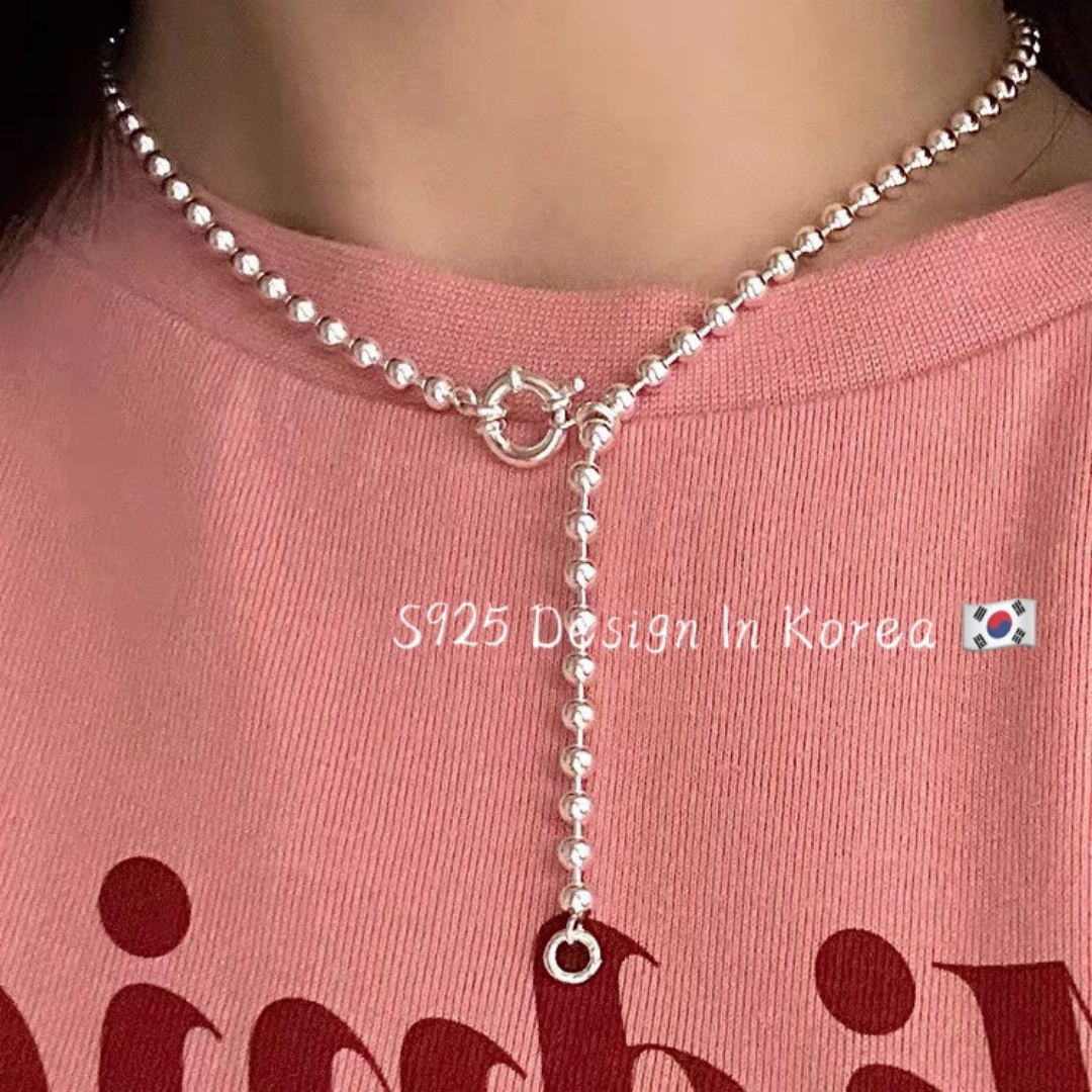 Pearl necklace, ladies' silver jewelry, exquisite and elegant pearl pendant, high-end and elegant neckchain, gift necklace, necklace, necklace