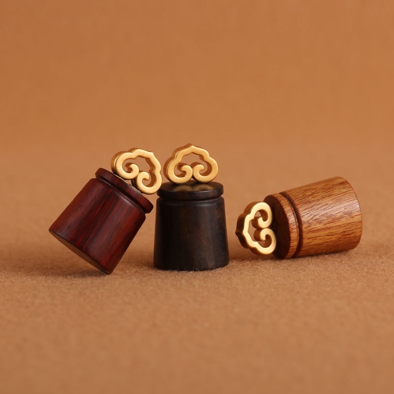 Factory wholesale of rosewood inlaid with copper and plated with 18K gold, satisfactory DIY accessories and handicrafts
