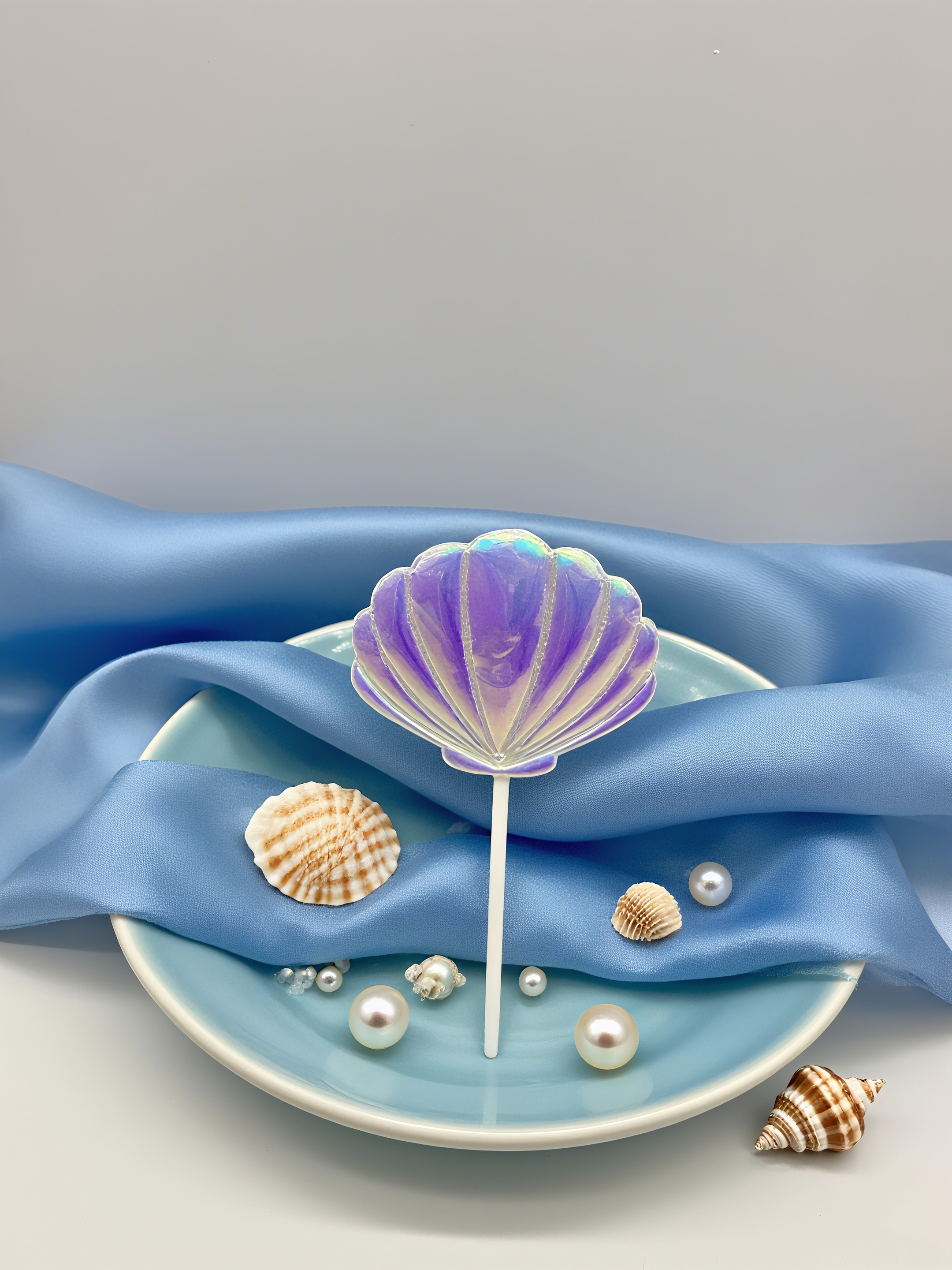 Shell cake plugin, party supplies, paper, environmentally friendly and safe detail image 4